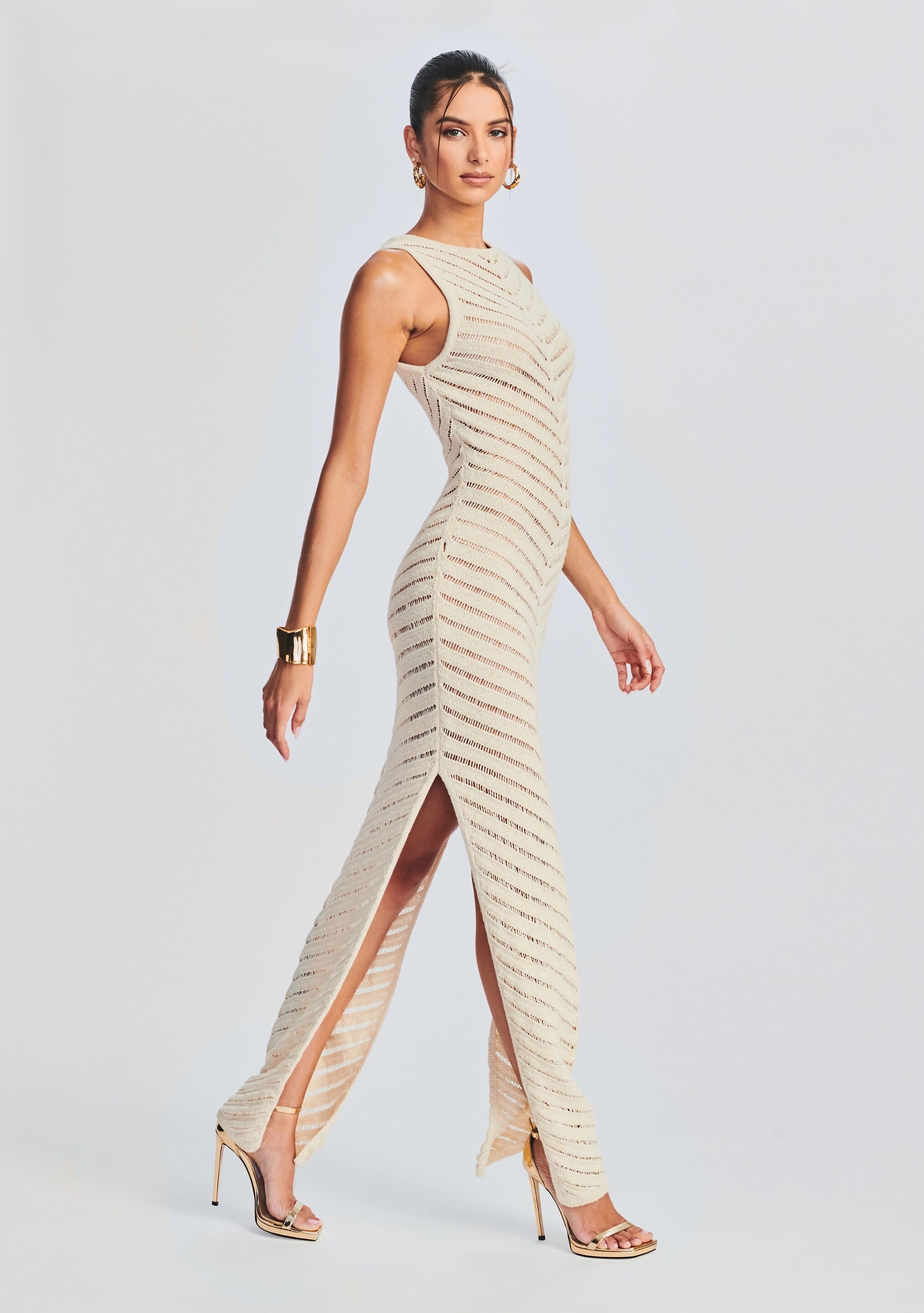 Kate Knit Maxi Dress-Stylulu