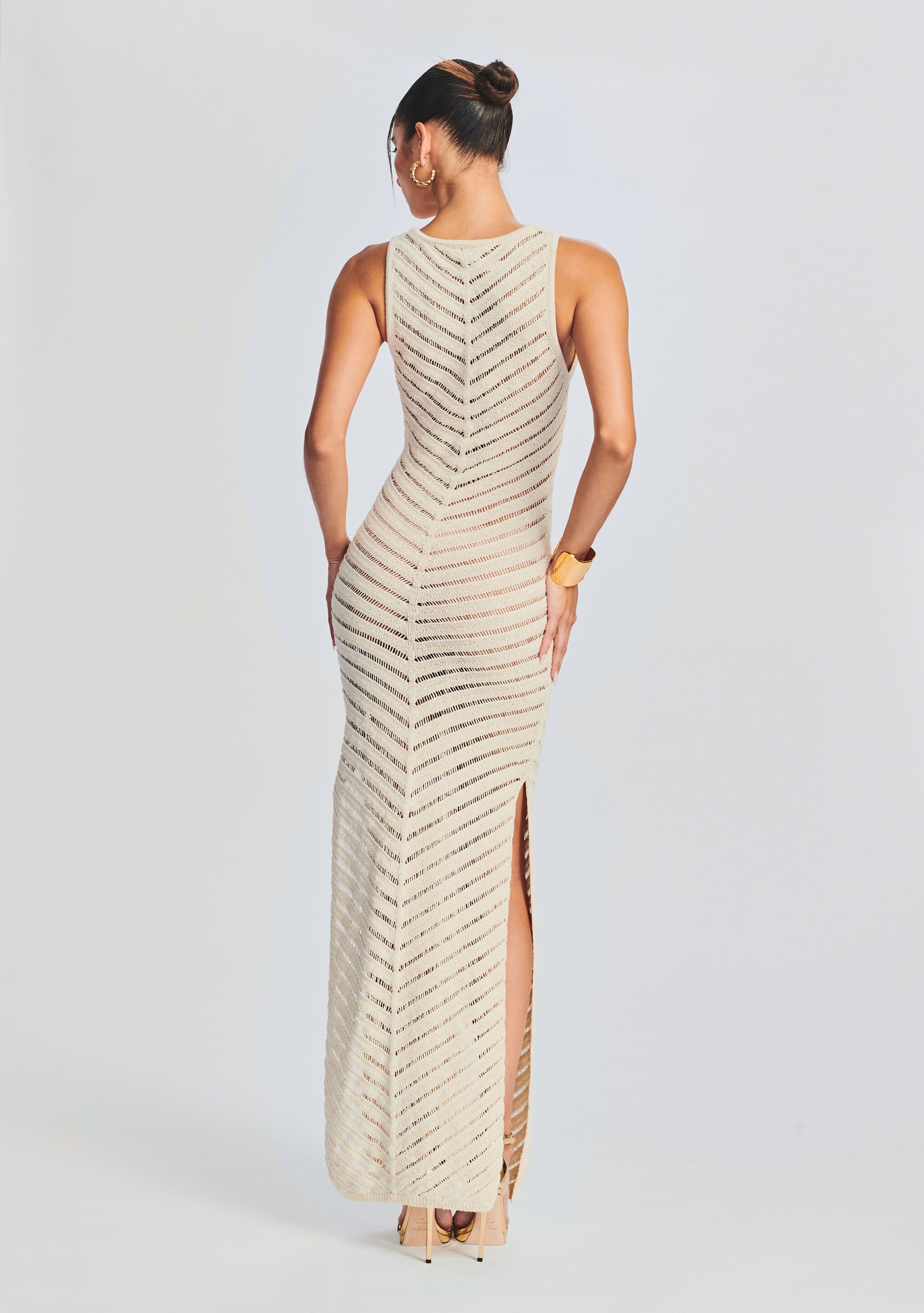 Kate Knit Maxi Dress-Stylulu