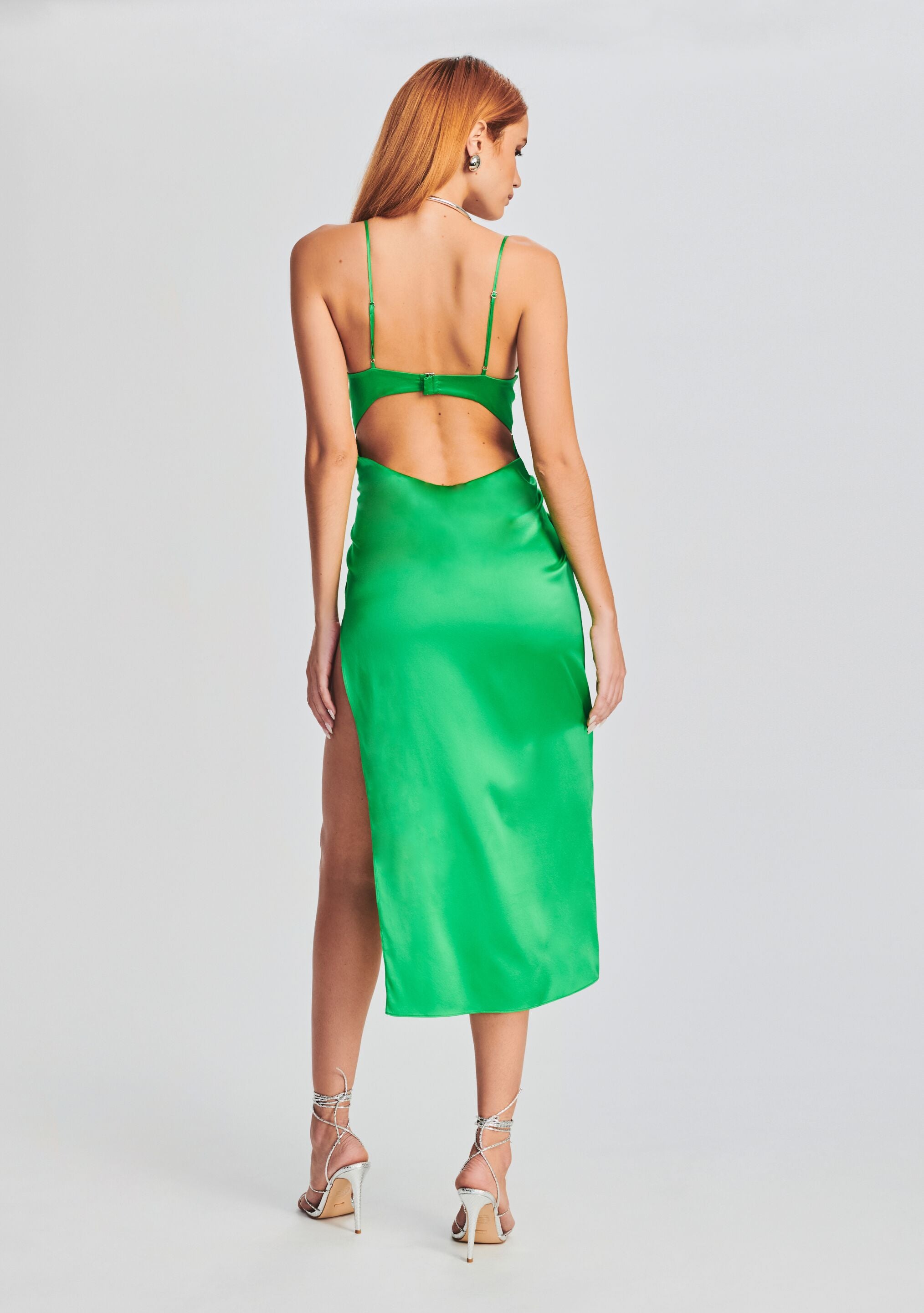 Jamila Silk Corset Dress-Stylulu