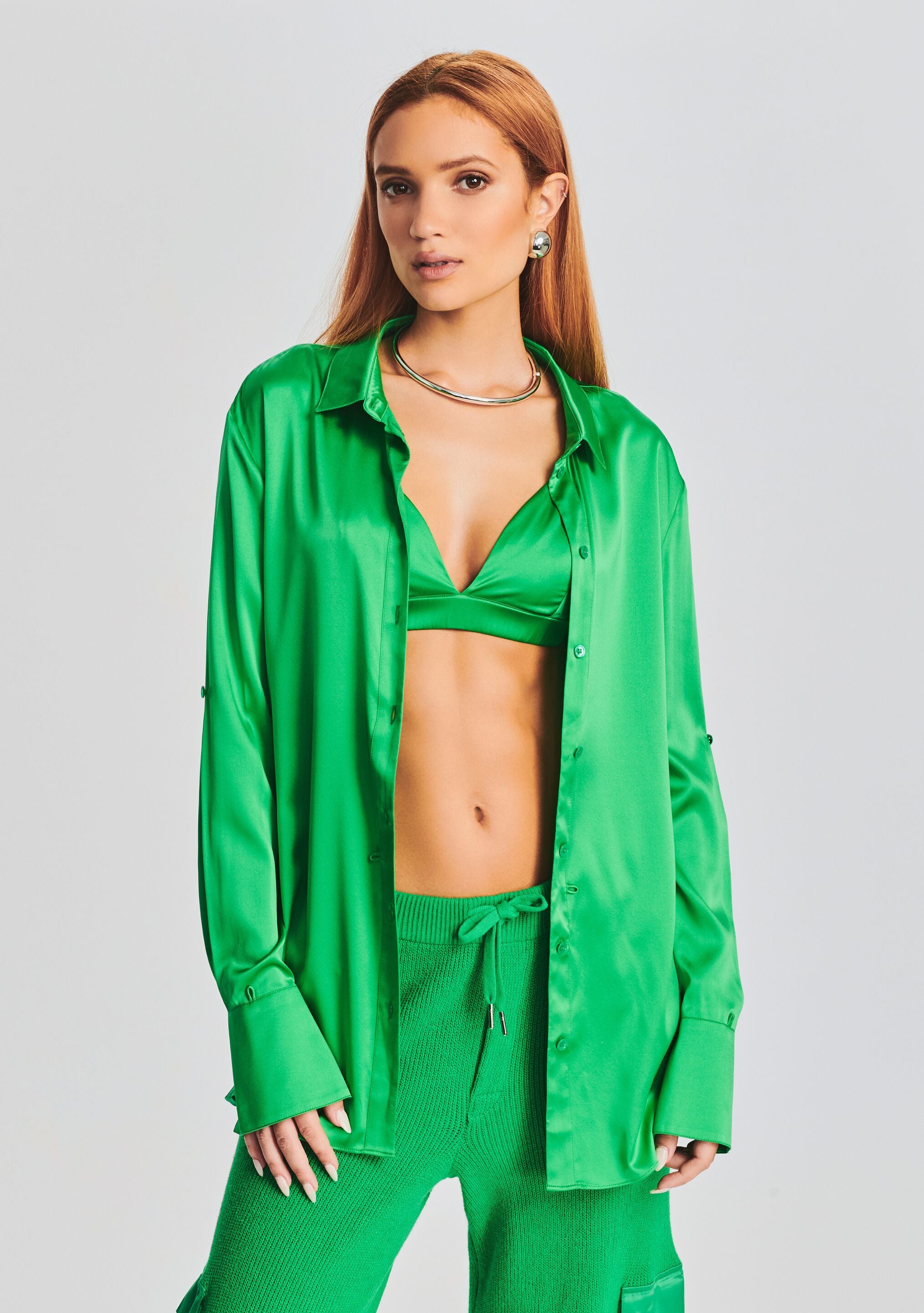 Karry Silk Shirt-Stylulu