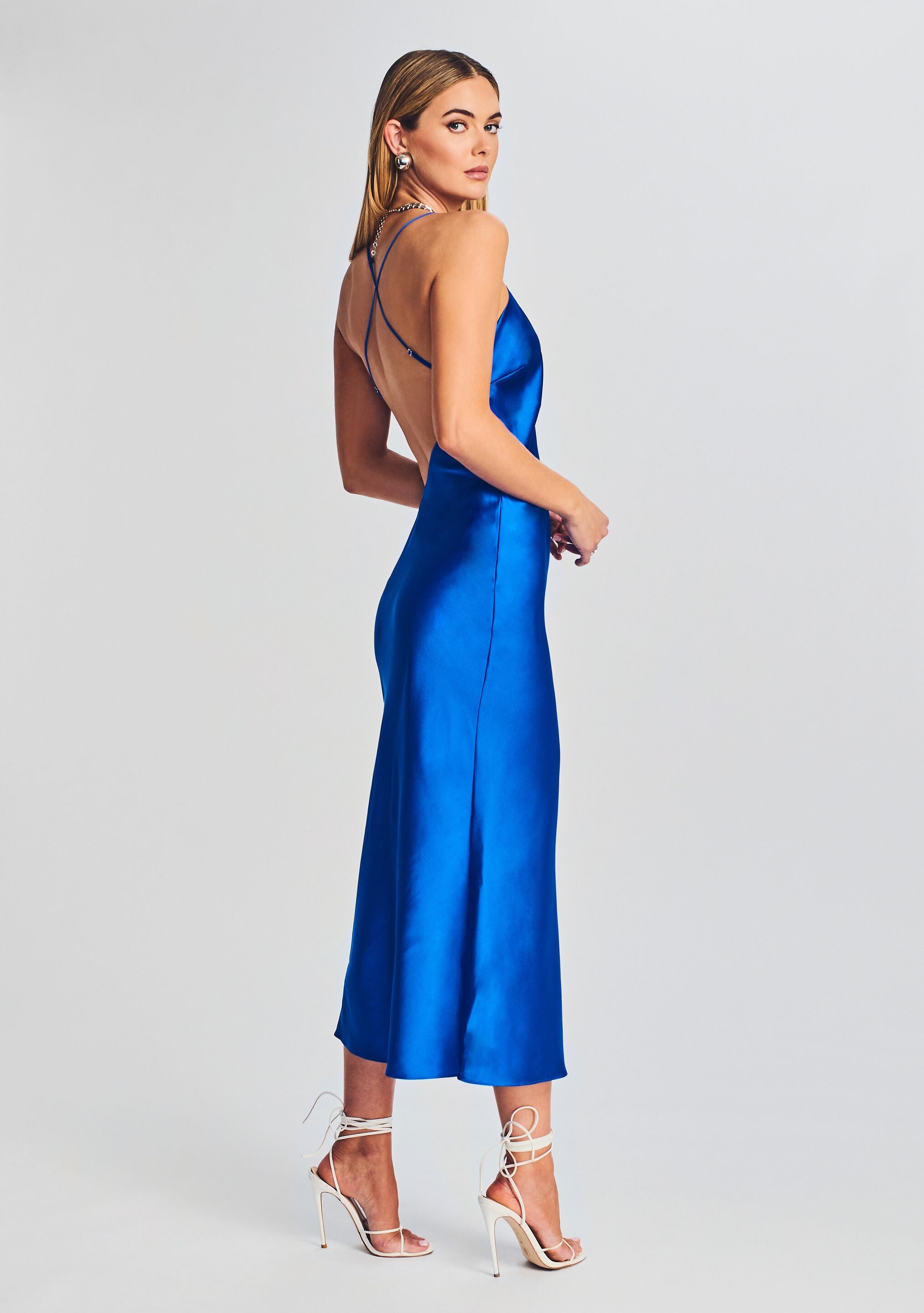 Rowan Silk Maxi Dress-Stylulu