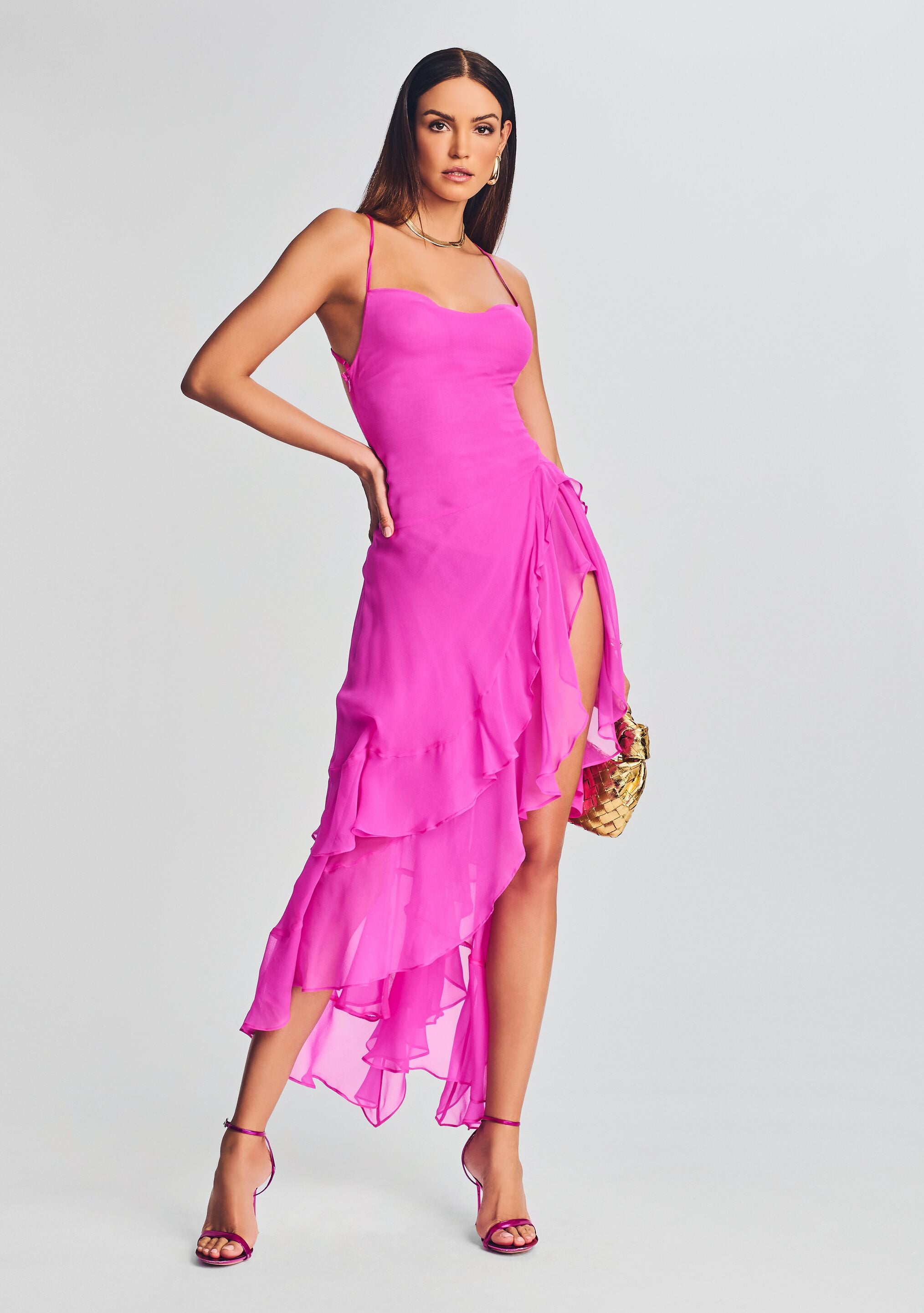 Fatima Silk Dress-Stylulu
