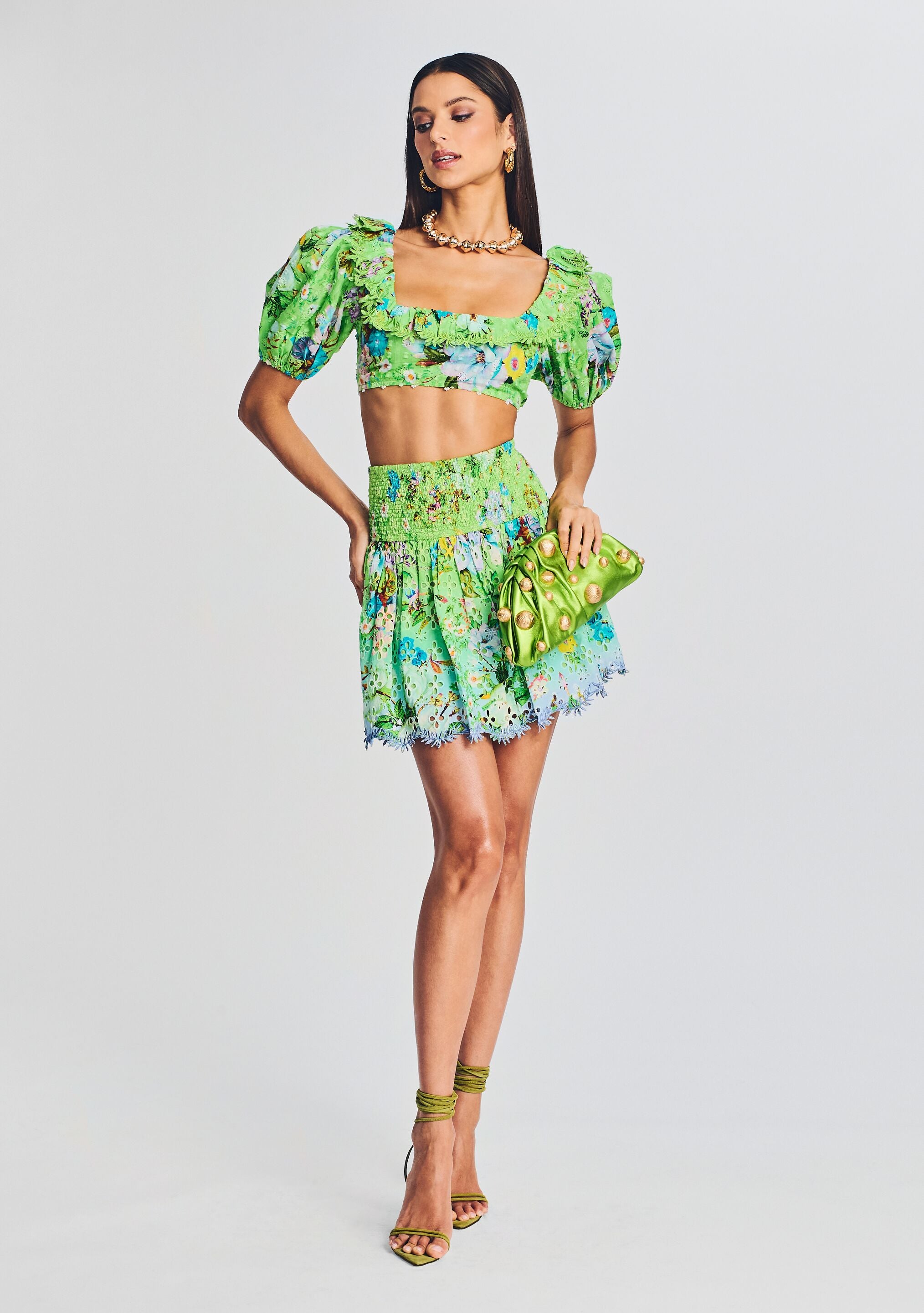 Laya Short Skirt-Stylulu