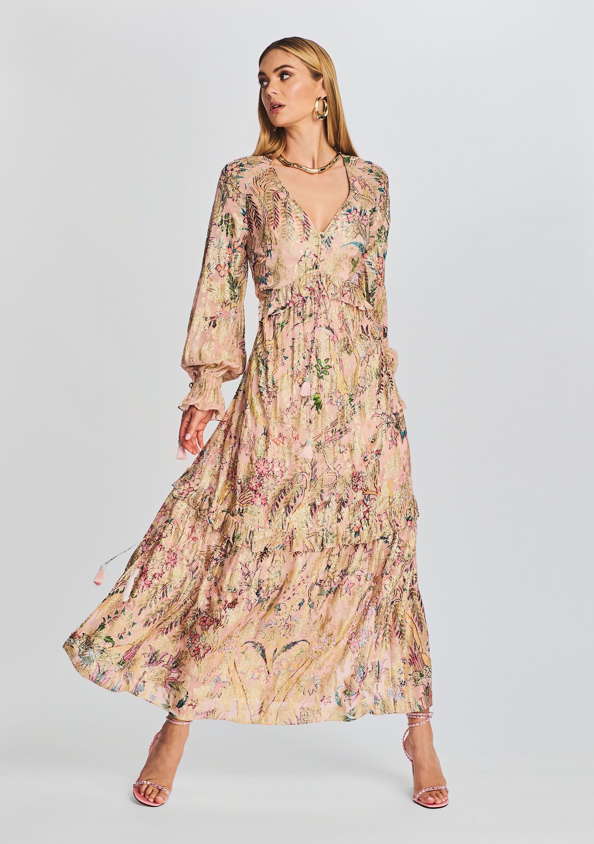 Nila Long Dress-Stylulu