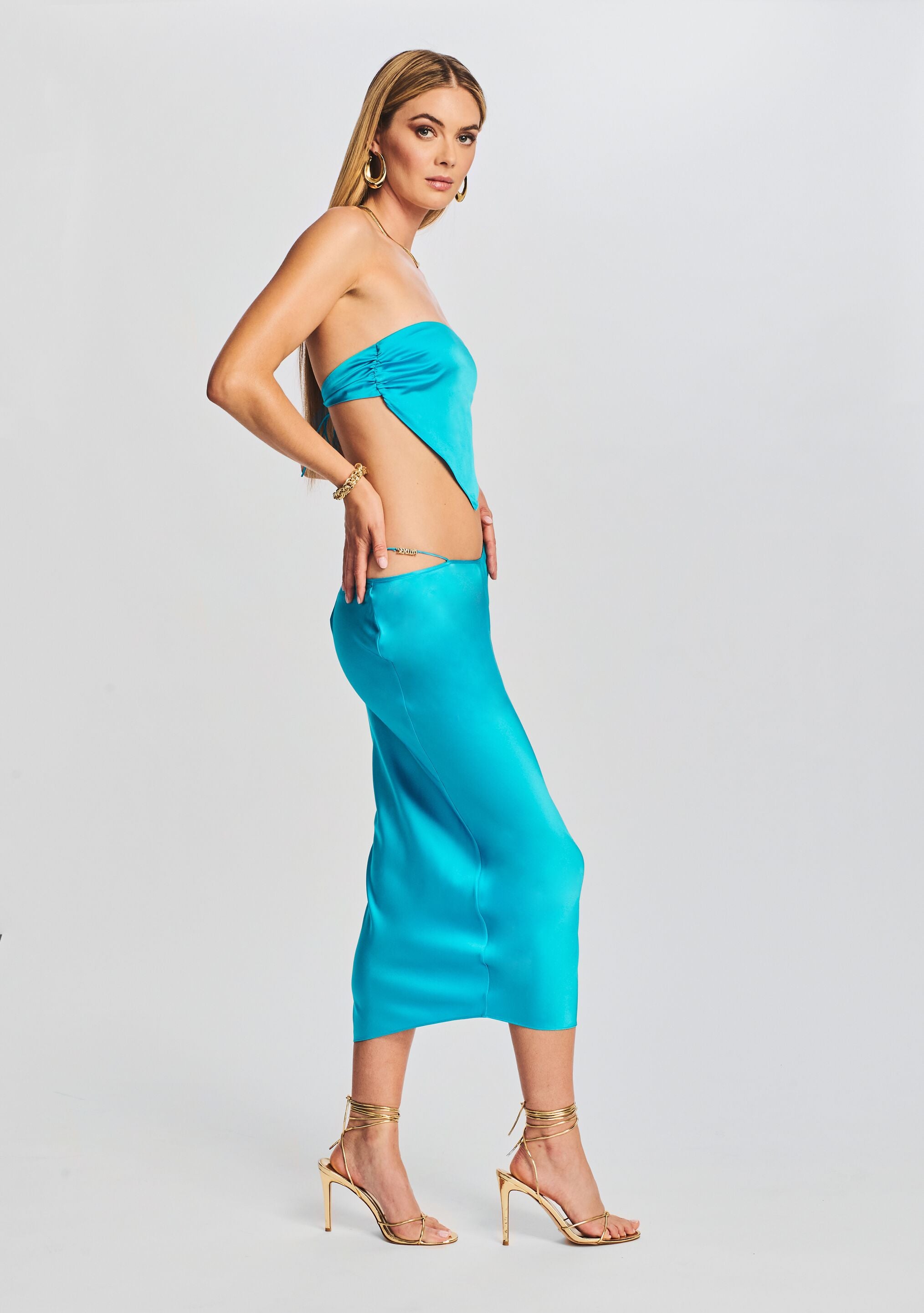 Natalia Silk Scarf Top-Stylulu