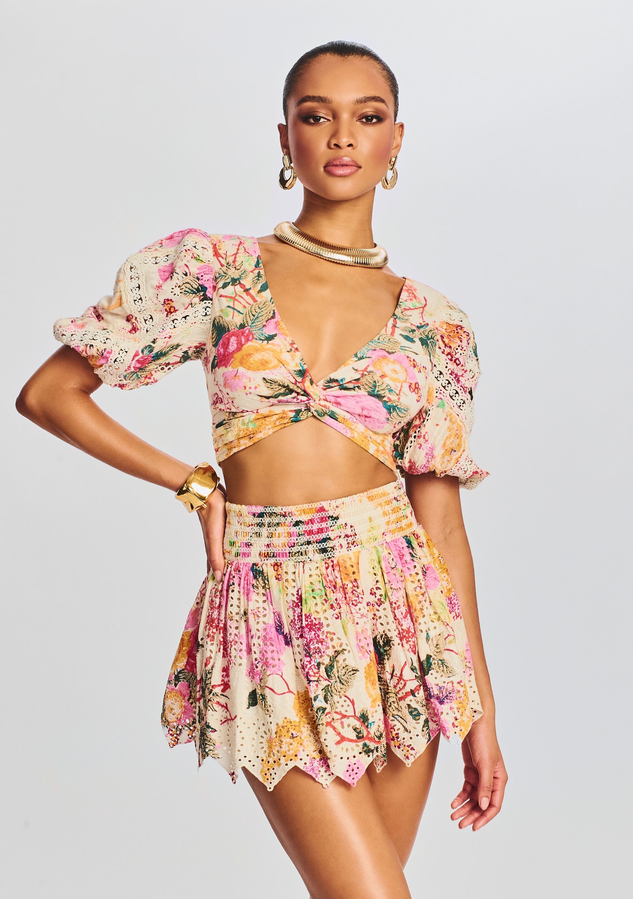Charu Crop Top-Stylulu