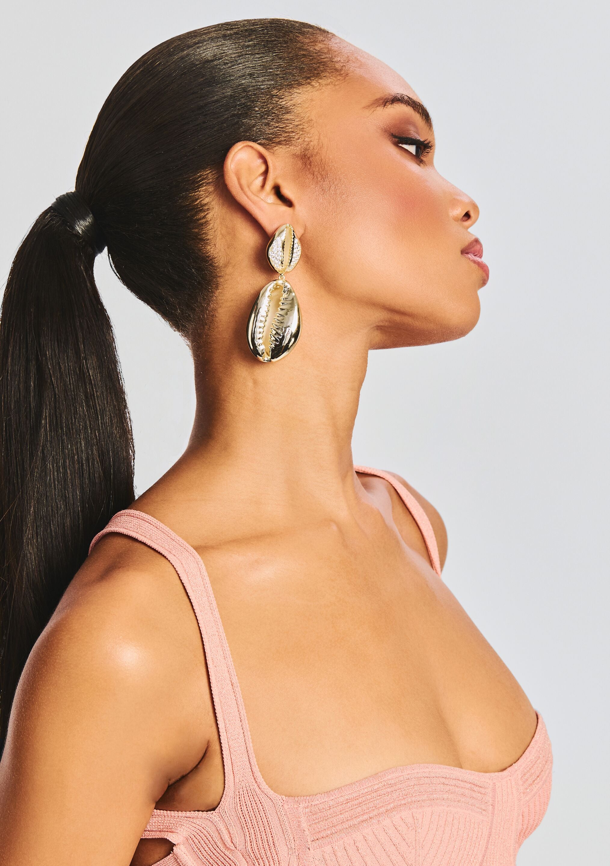 Vida Shell Earrings-Stylulu