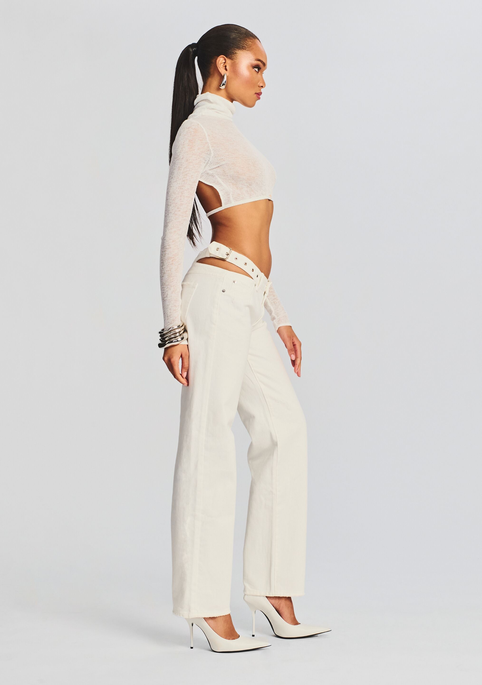 Julie Crop Long Sleeve Top-Stylulu