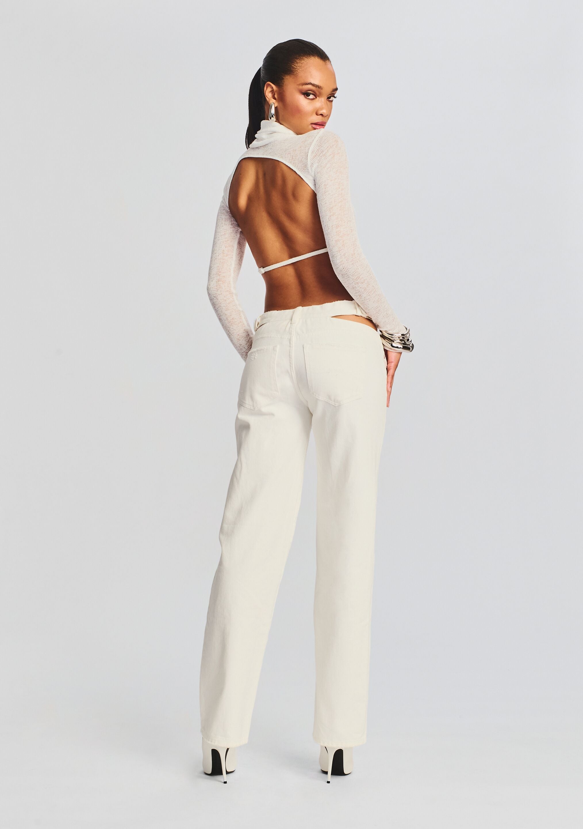 Julie Crop Long Sleeve Top-Stylulu