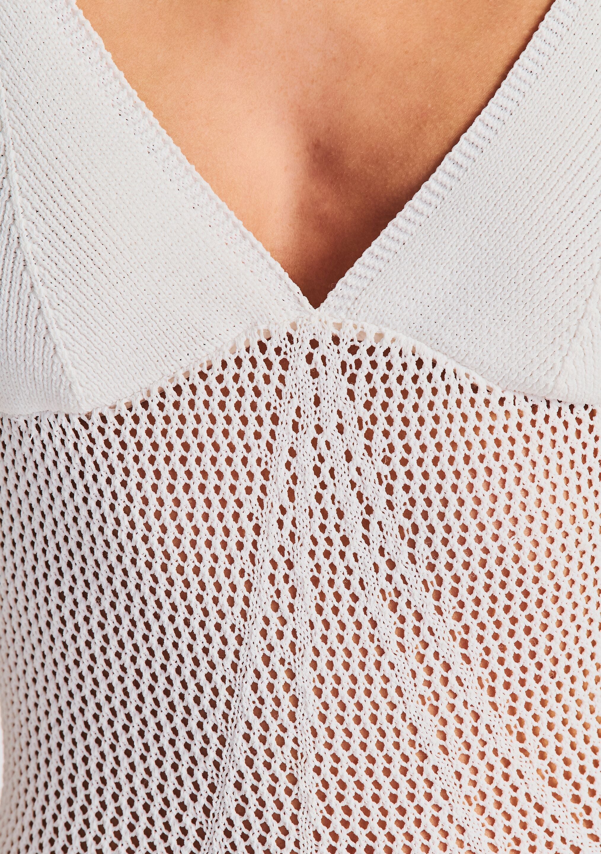 Isabel Knit Crochet Dress-Stylulu