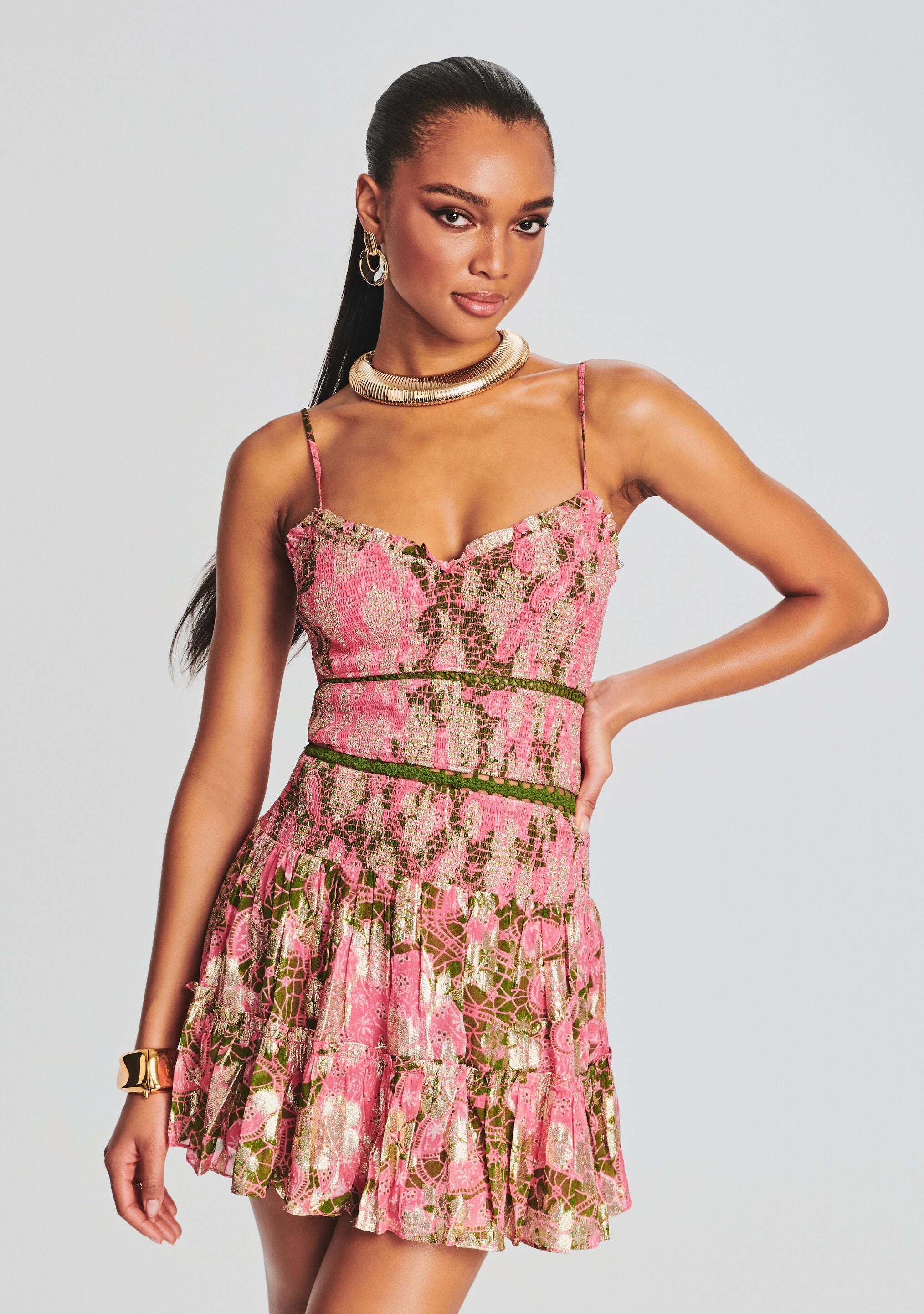 Pakhi Mini Dress-Stylulu