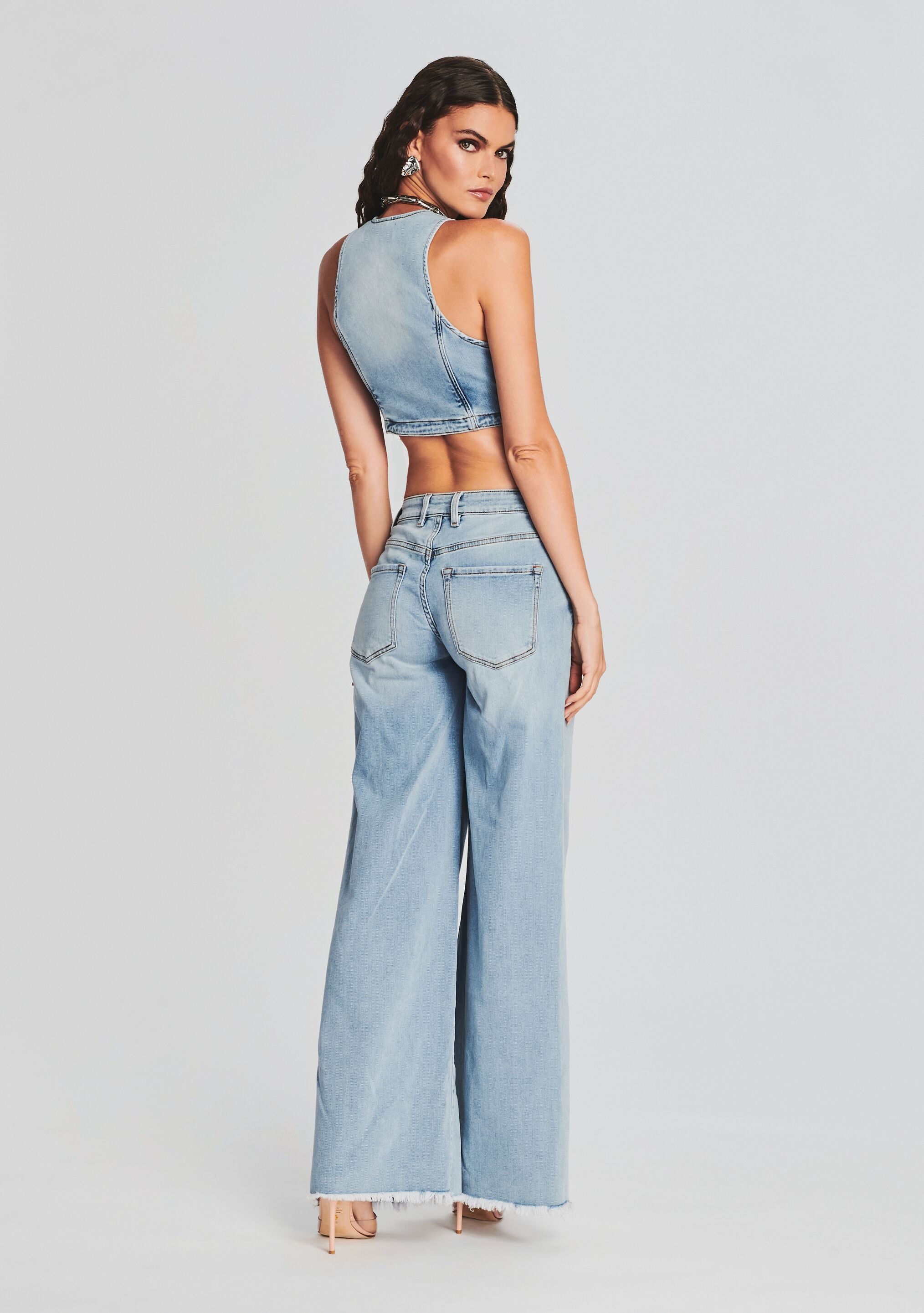 Dallas Denim Jumpsuit-Stylulu