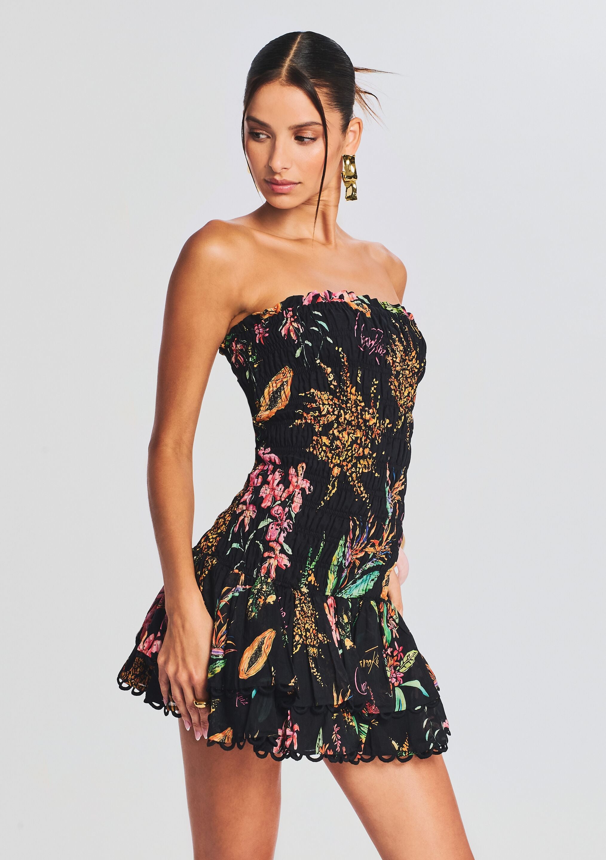 Cusia Short Dress-Stylulu