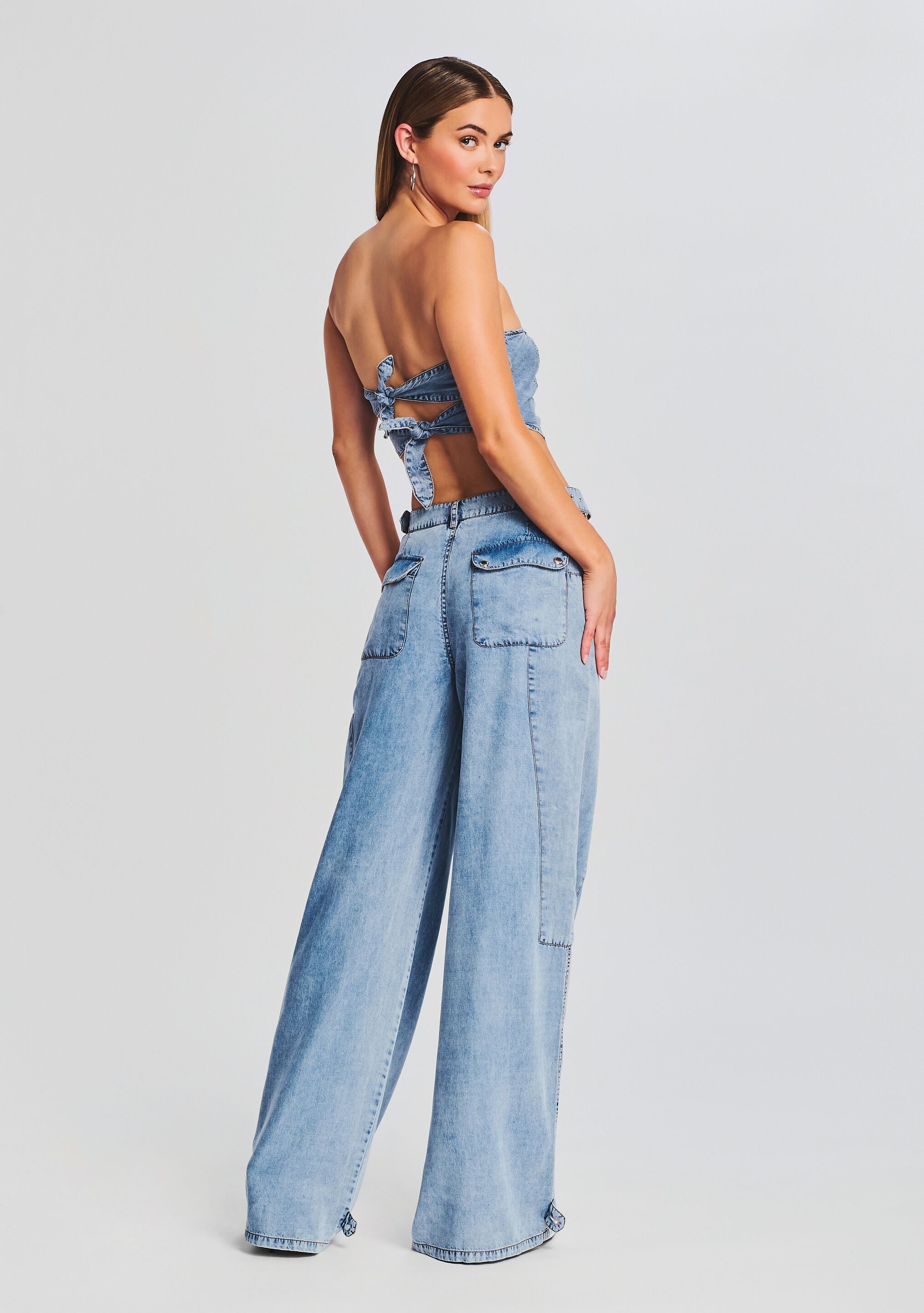 Tate Denim Top-Stylulu
