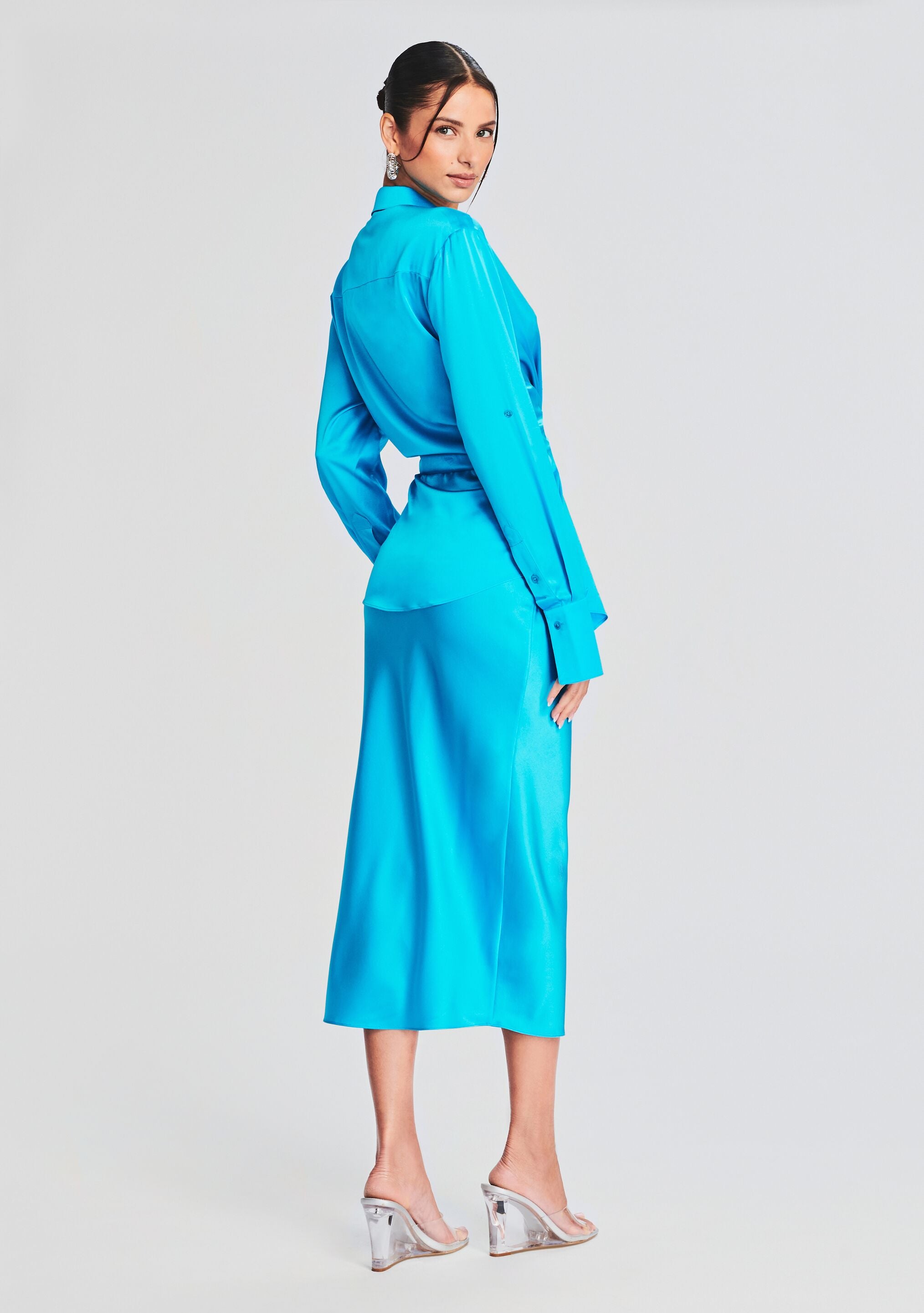 Karry Silk Shirt-Stylulu