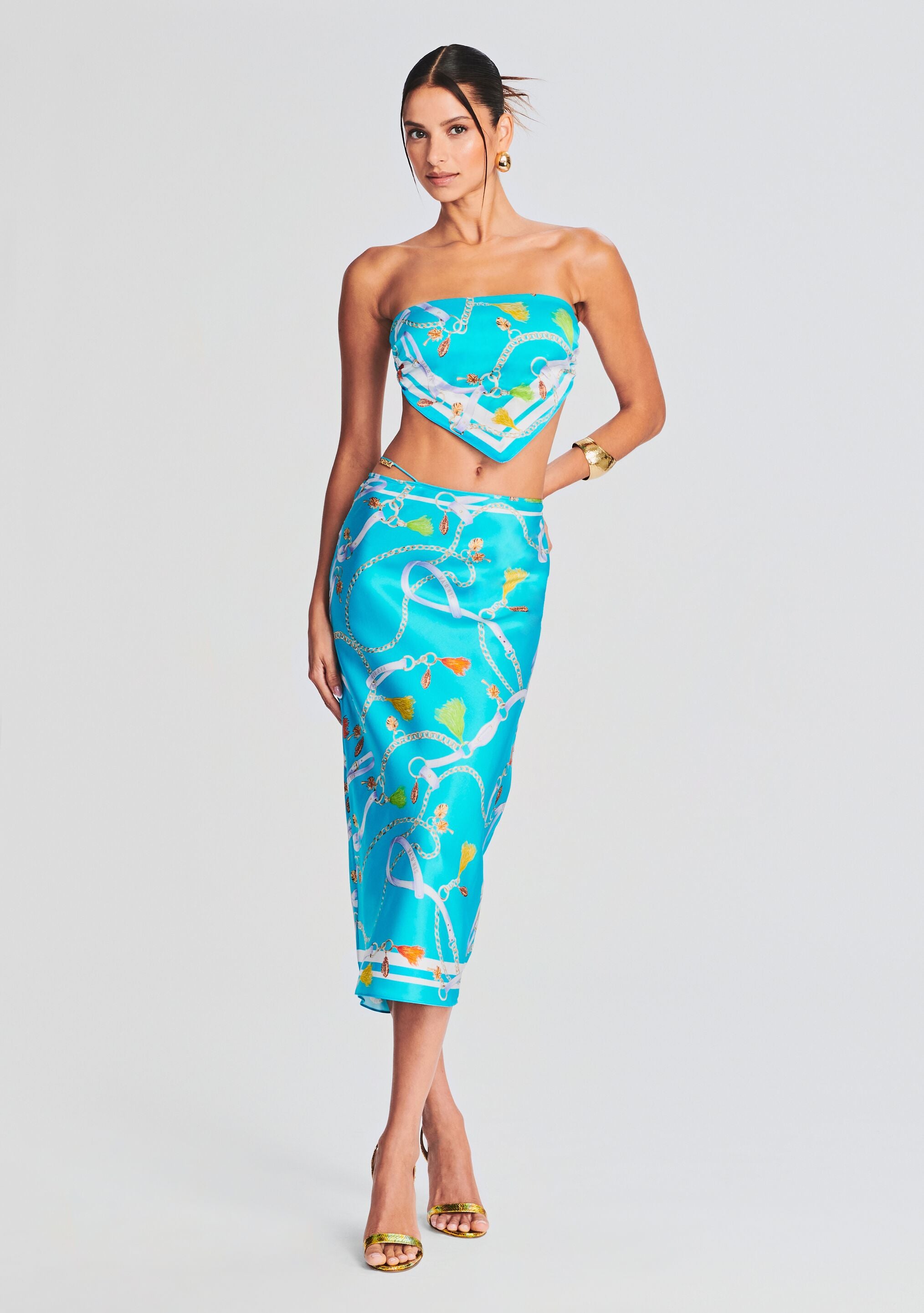 Natalia Silk Scarf Top-Stylulu