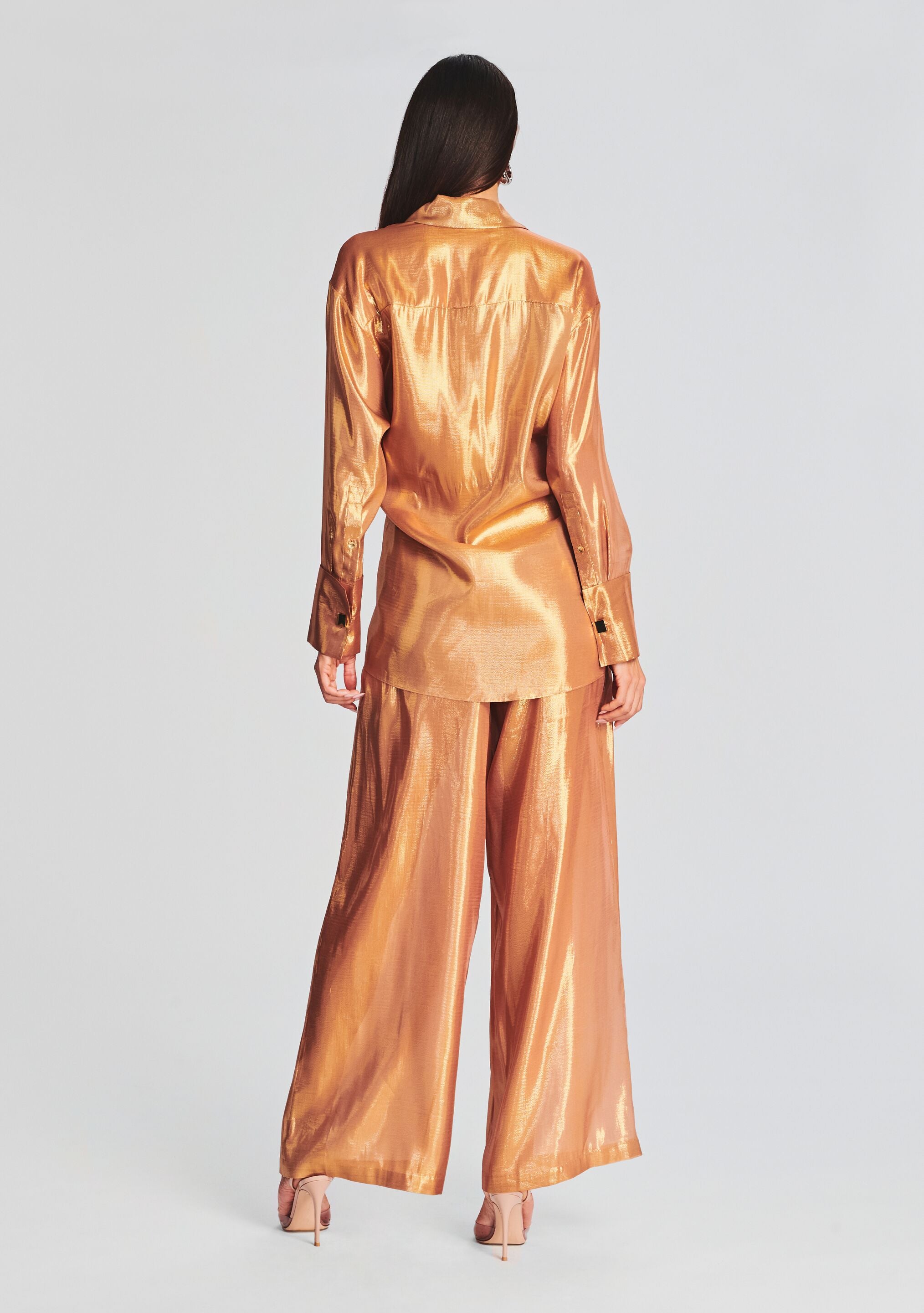 Romy Silk Chiffon Shirt-Stylulu