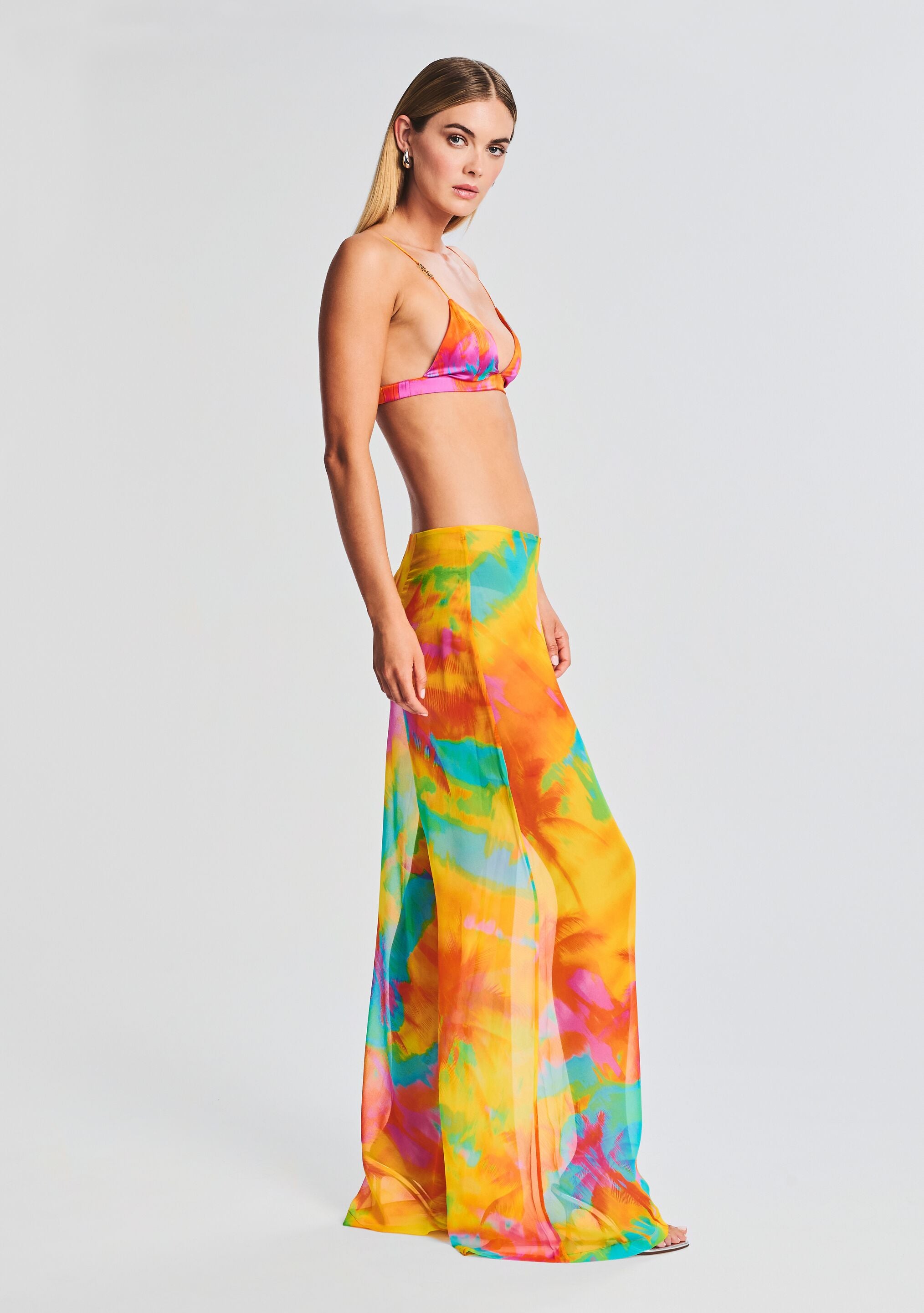 Mika Silk Chiffon Pant-Stylulu