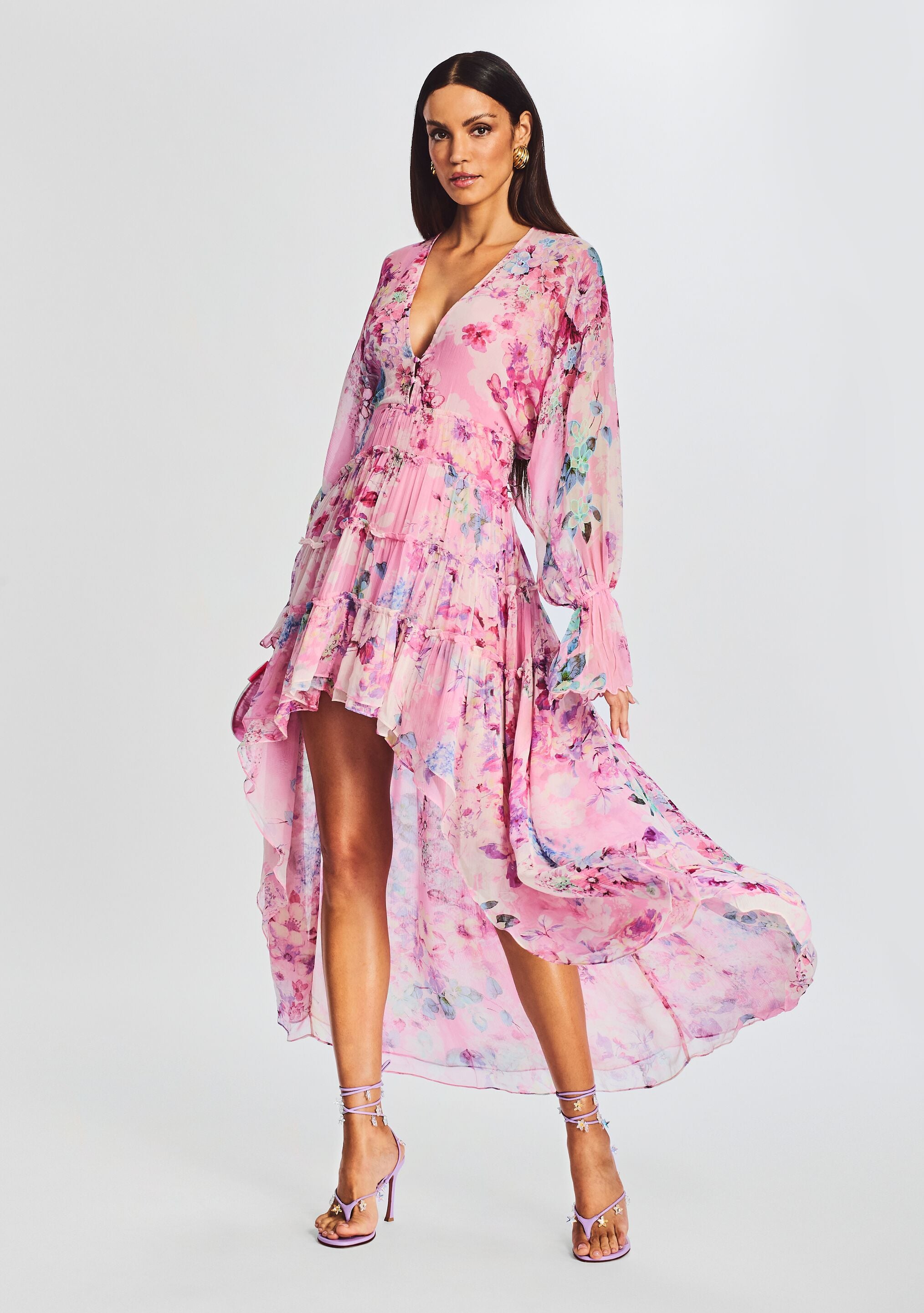 Sage High Low Dress-Stylulu