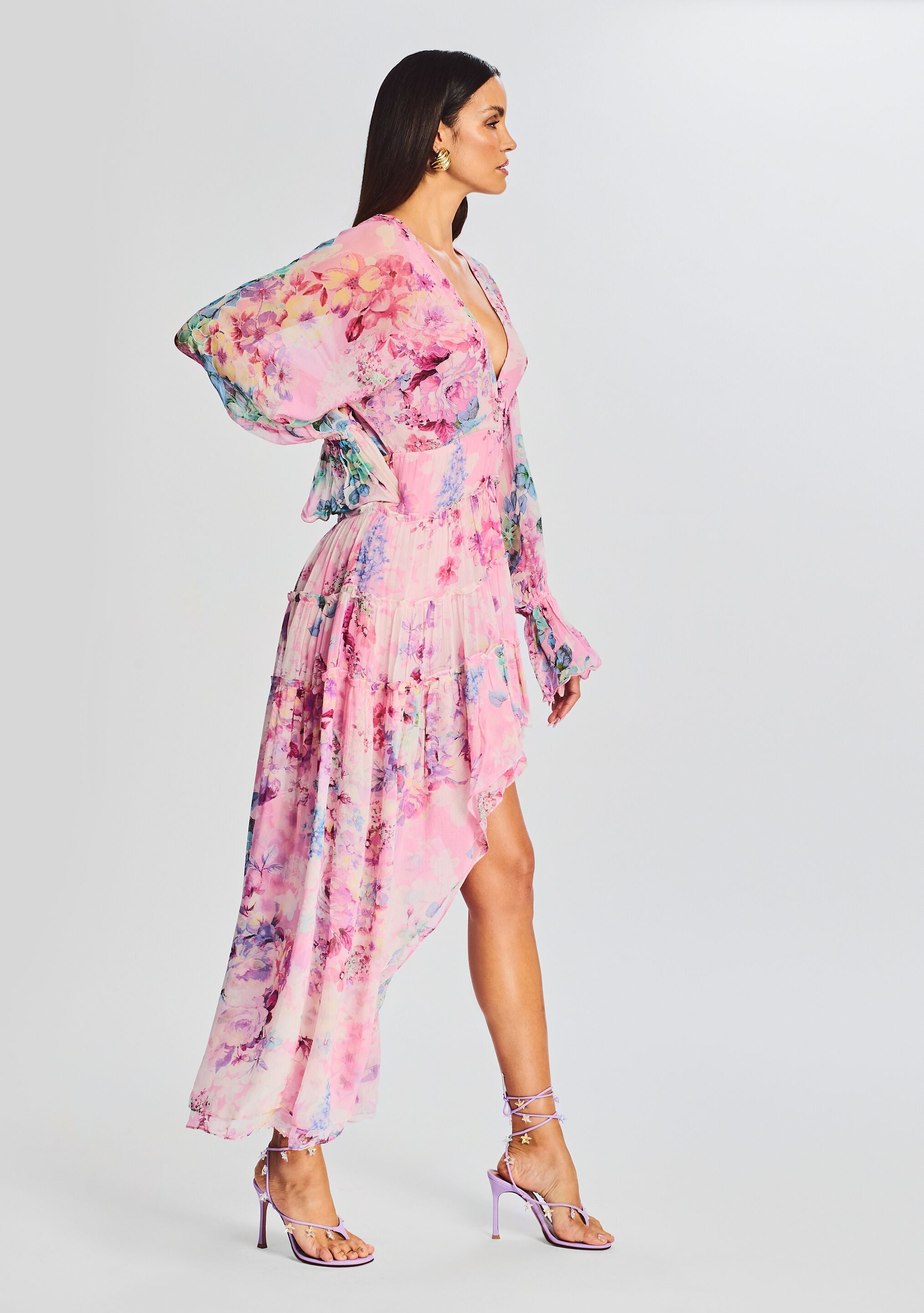 Sage High Low Dress-Stylulu