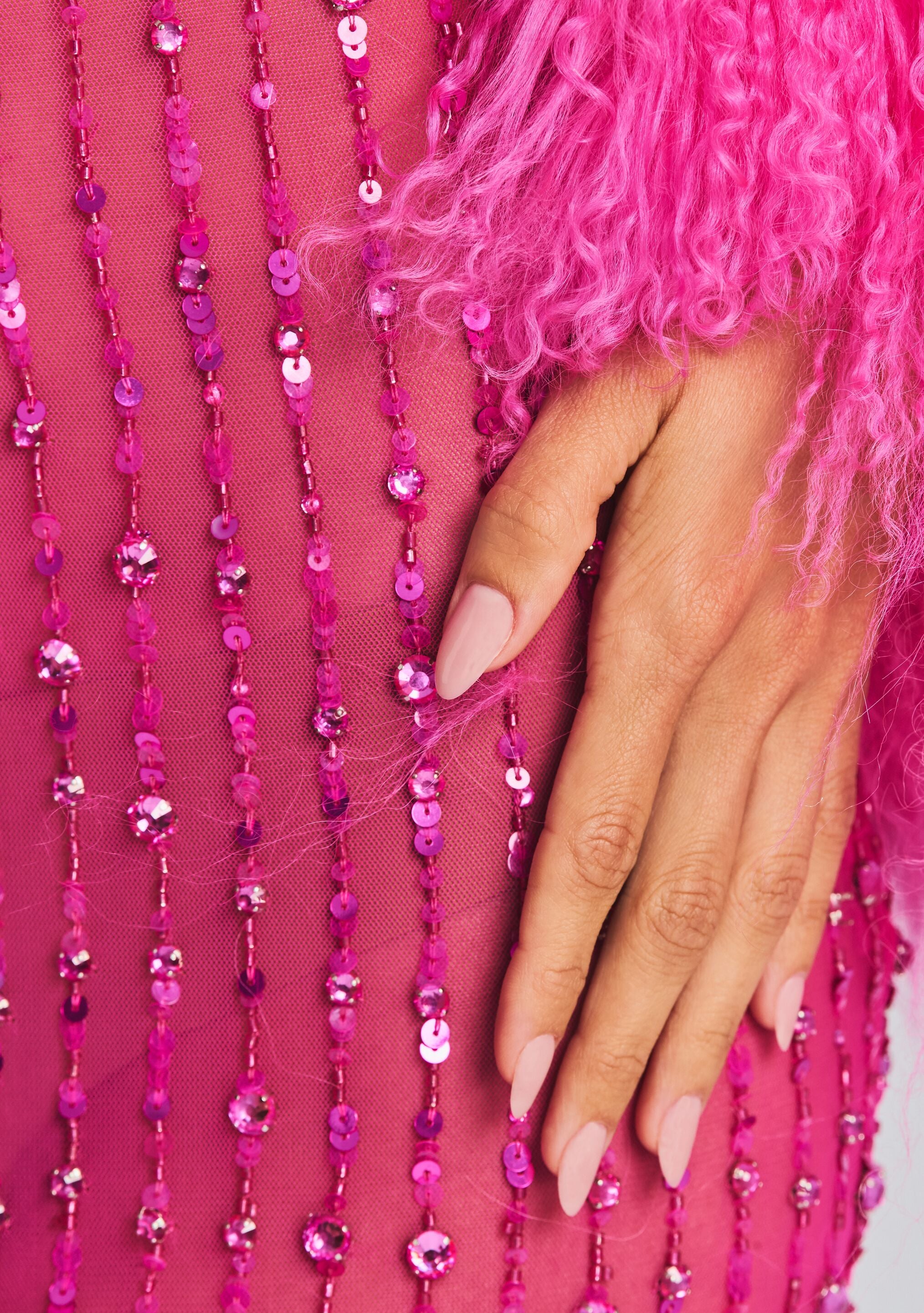 Alessandra Embellished Dress-Stylulu