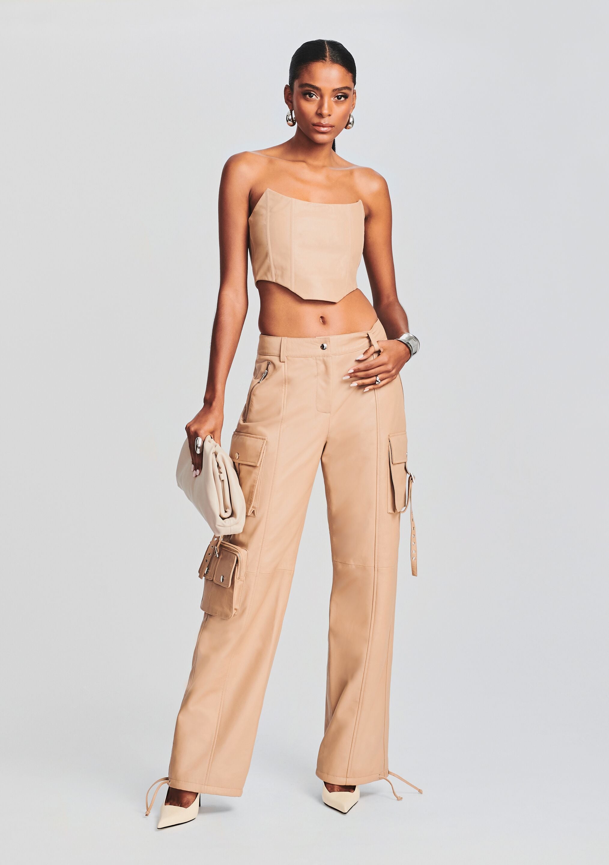 Honey Leather Pant-Stylulu