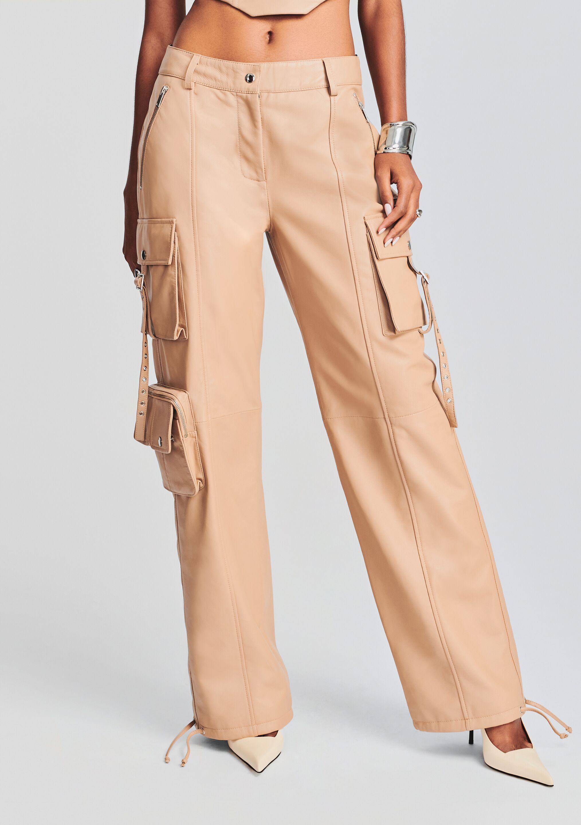Honey Leather Pant-Stylulu