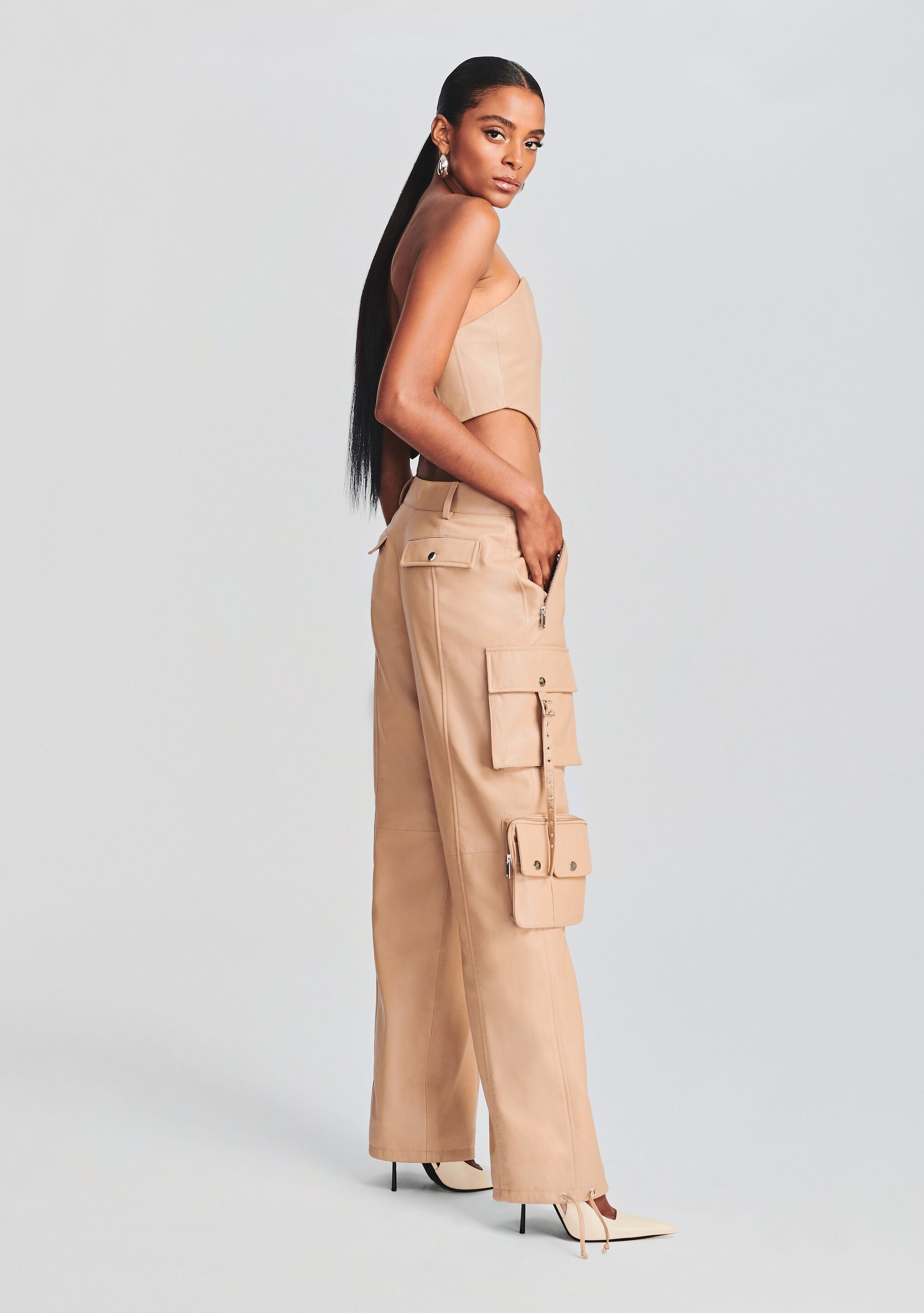Honey Leather Pant-Stylulu