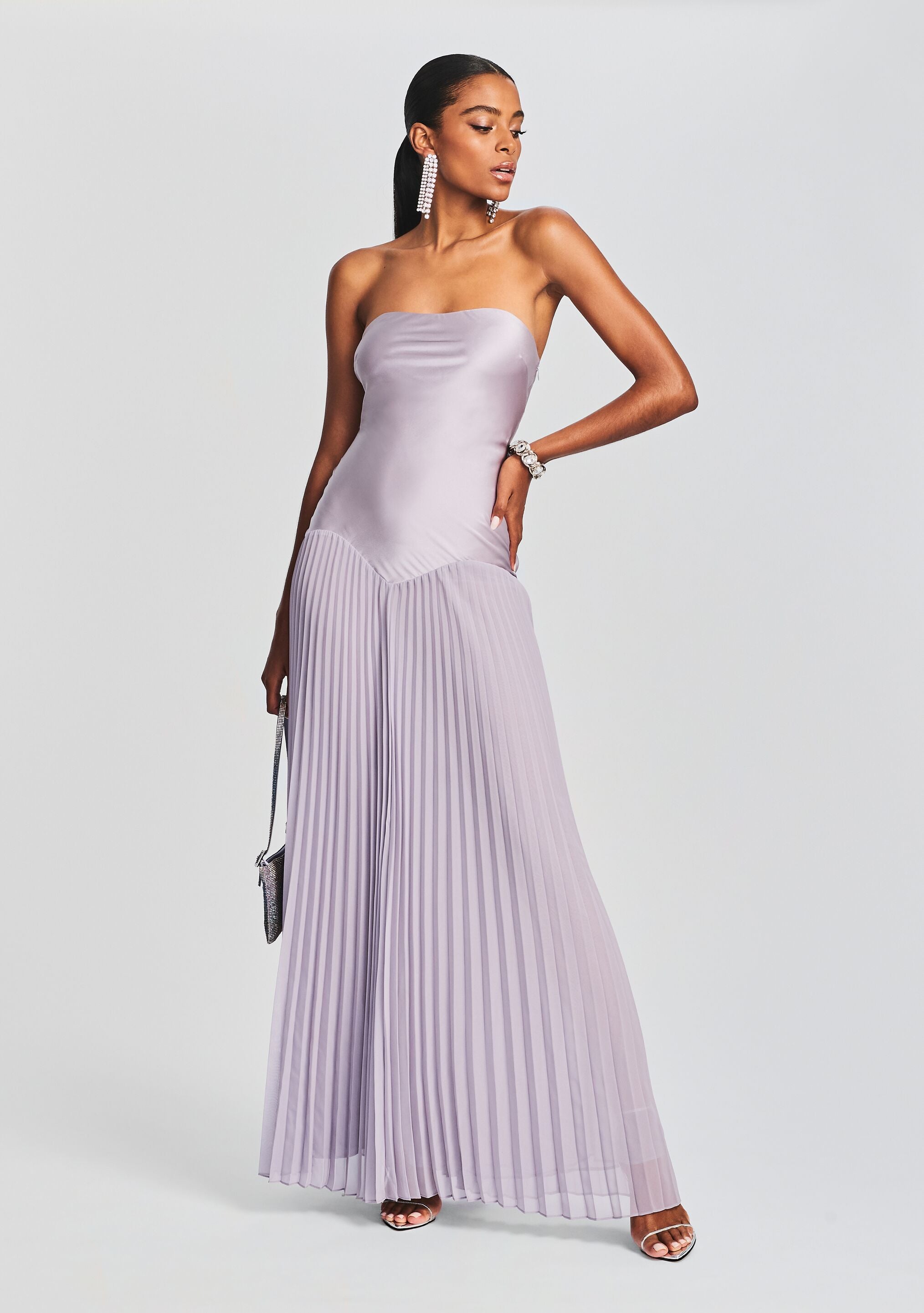 Genevieve Silk Dress-Stylulu