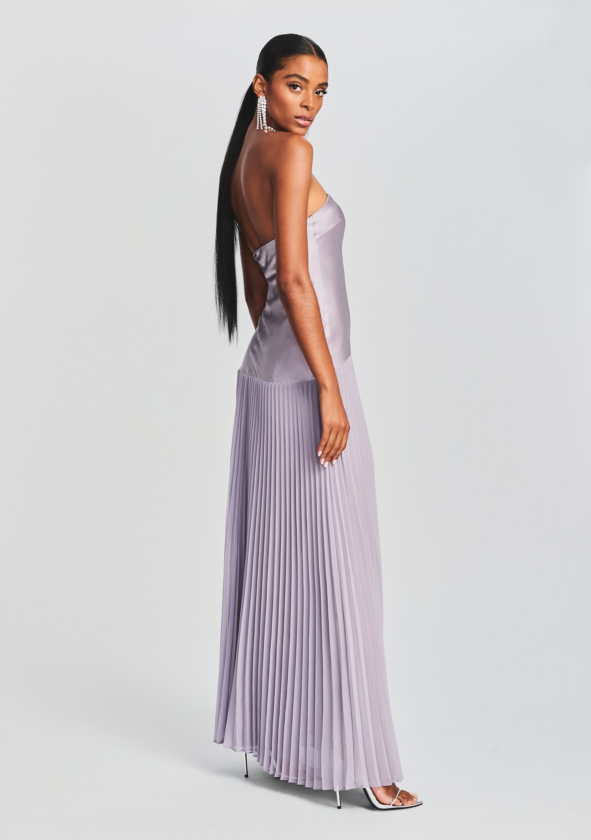 Genevieve Silk Dress-Stylulu