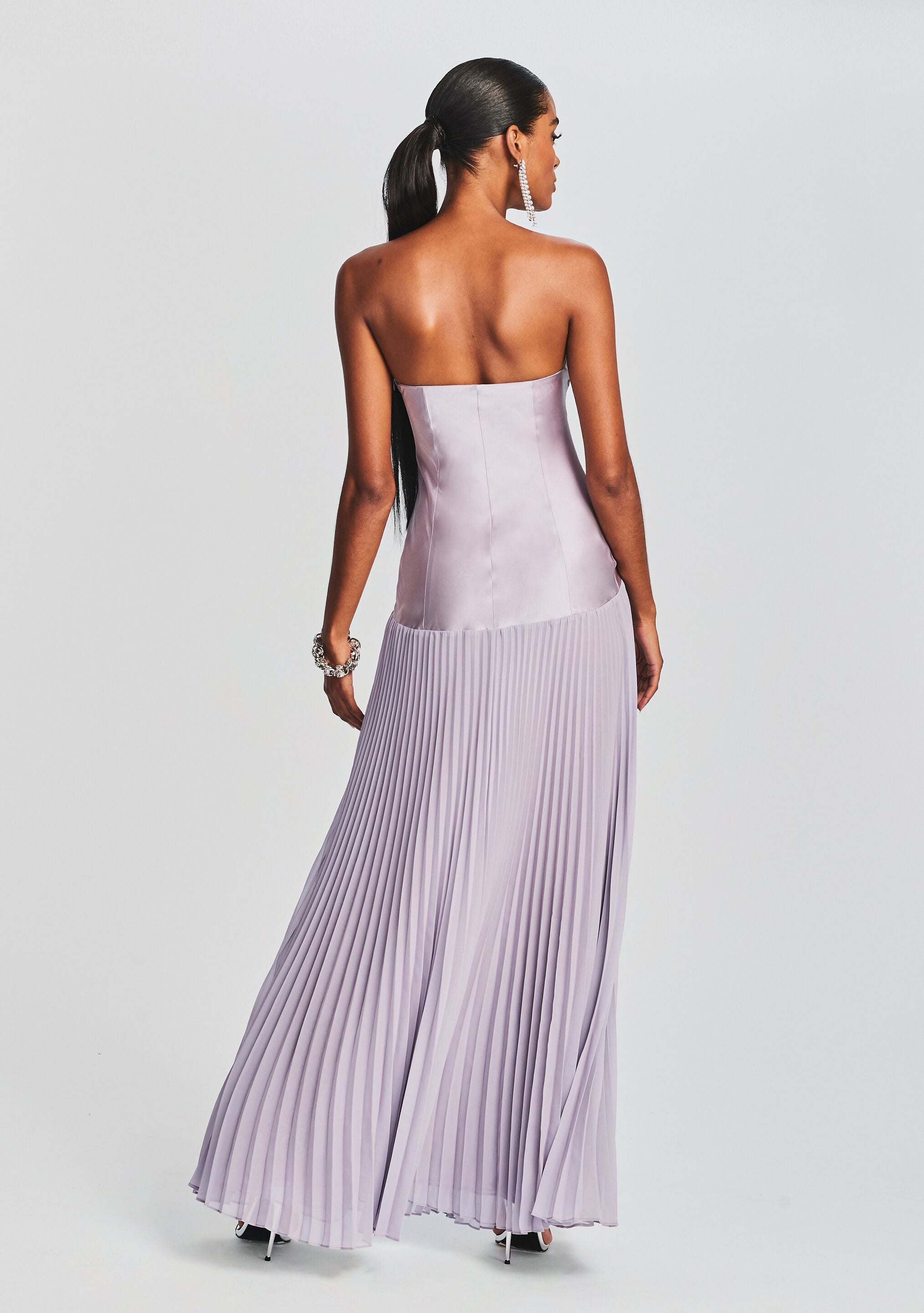 Genevieve Silk Dress-Stylulu