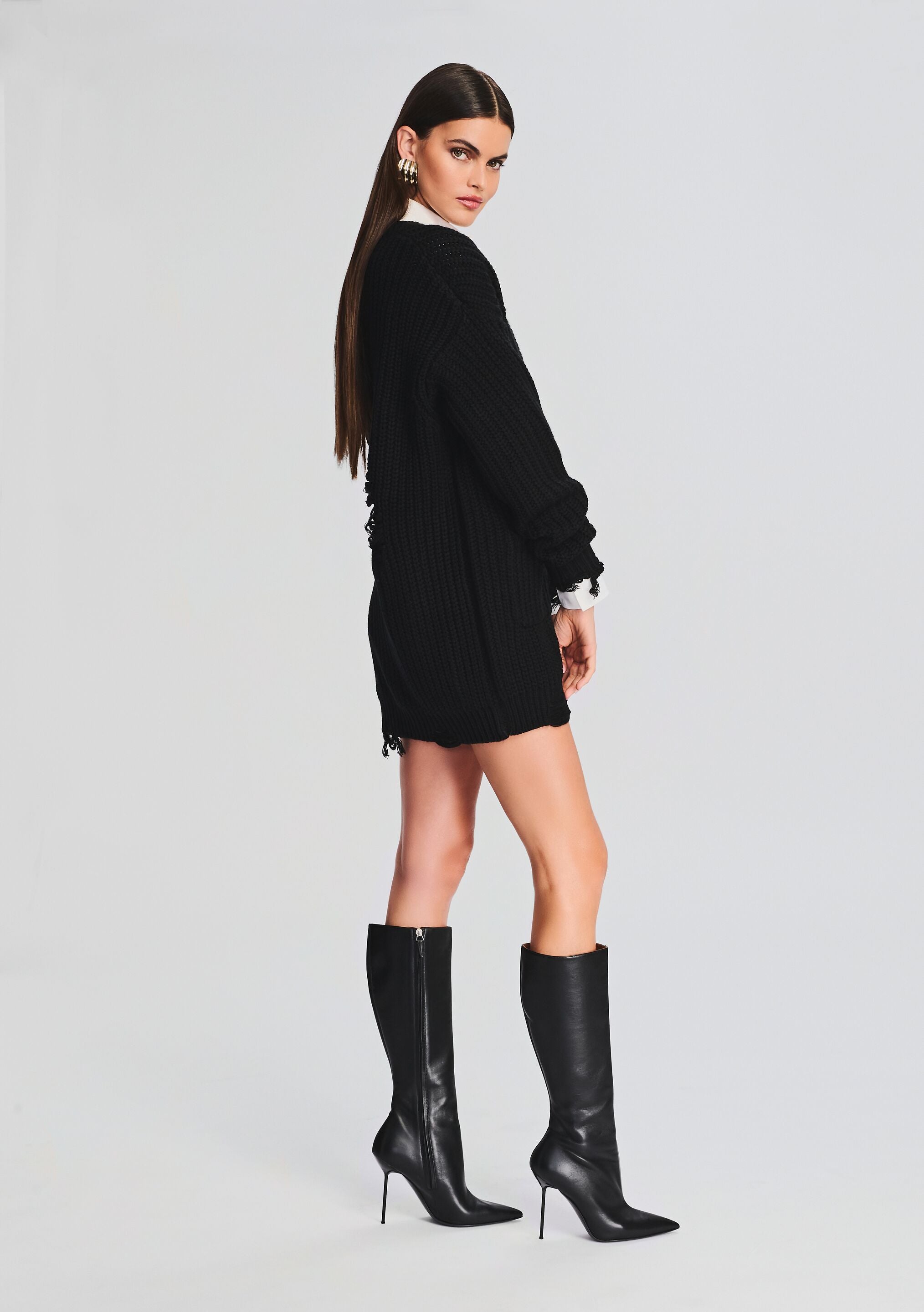 Florence Sweater Dress-Stylulu