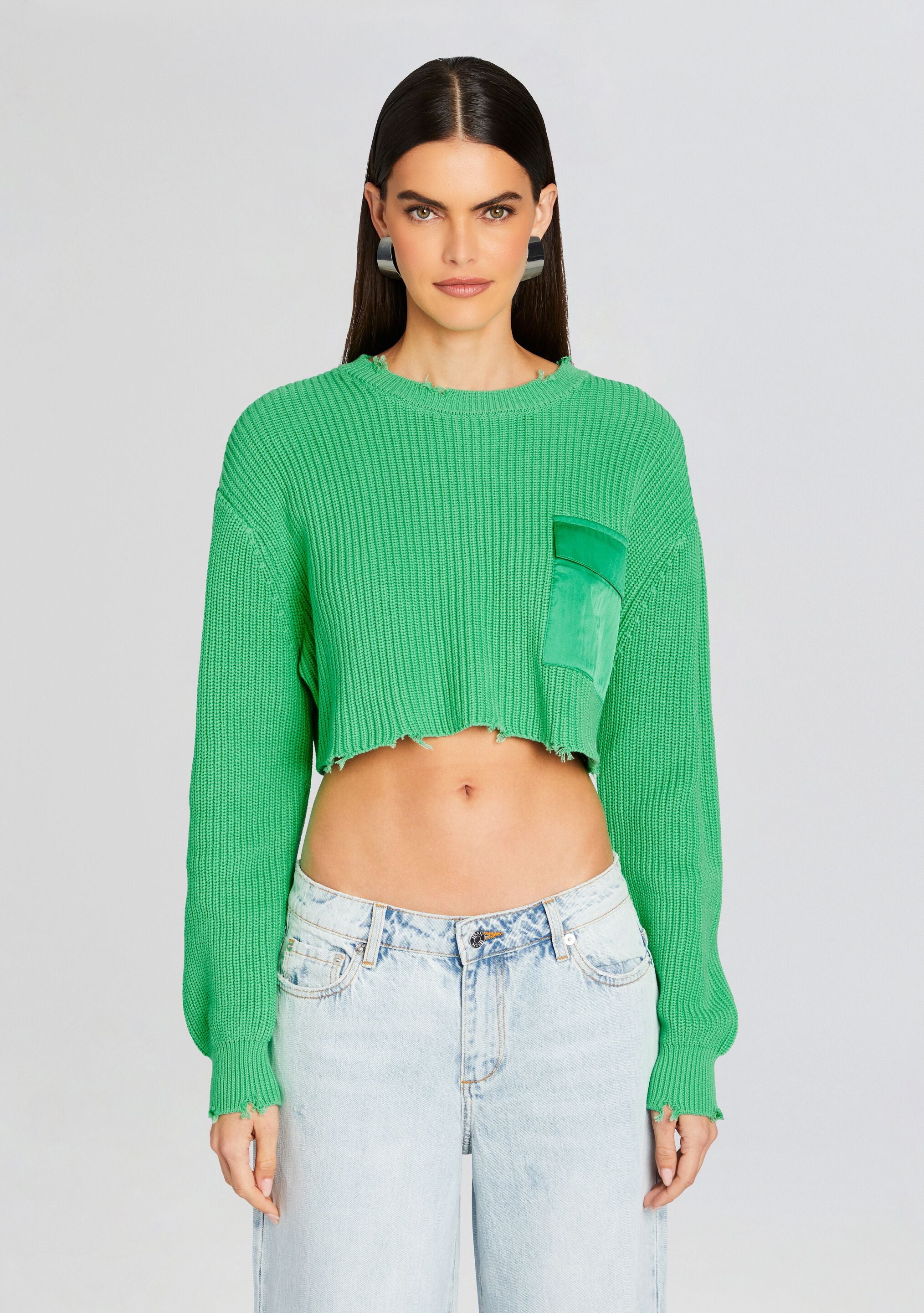 Mid Cropped Devin Sweater-Stylulu