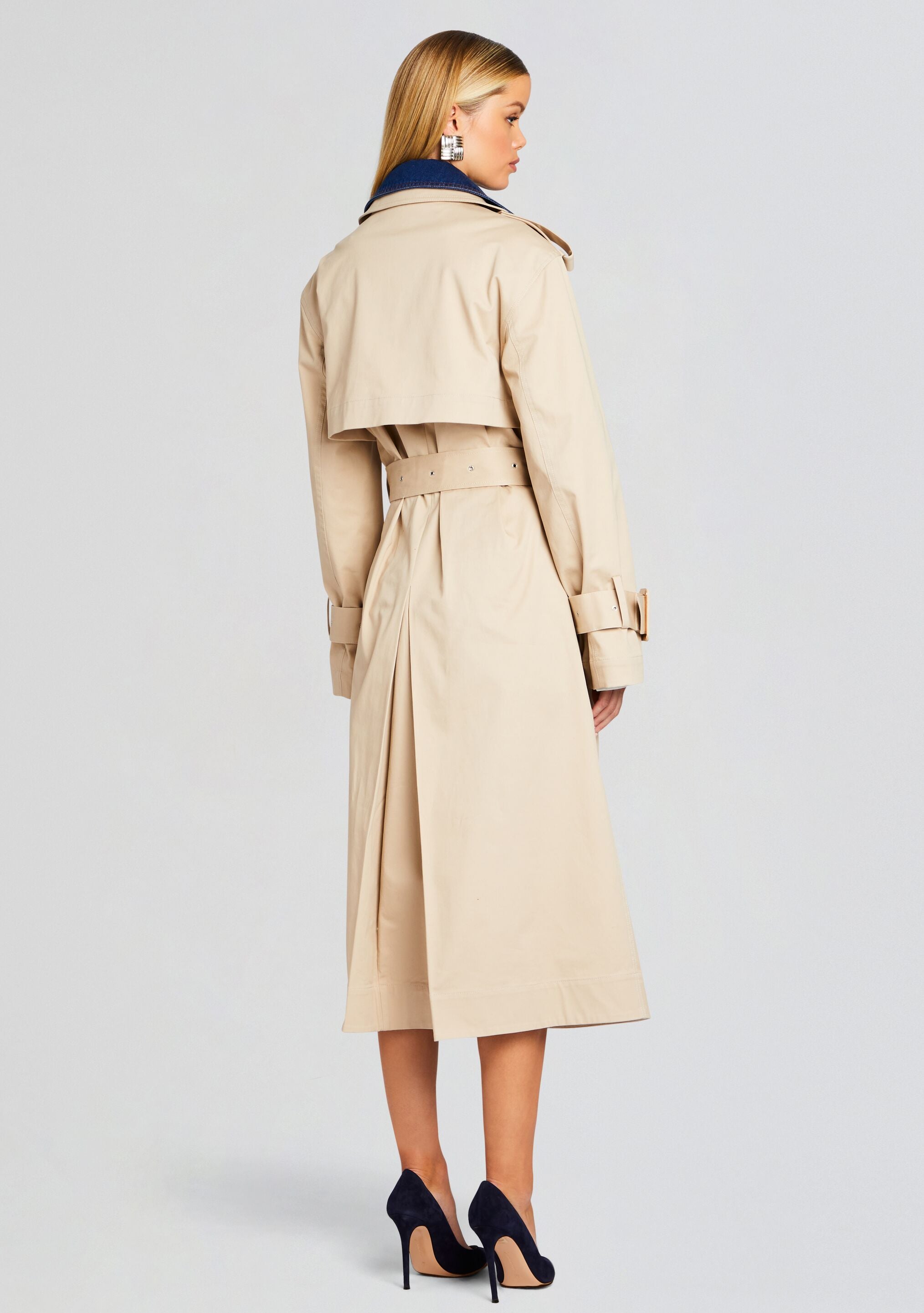 York Convertible Trench Coat-Stylulu