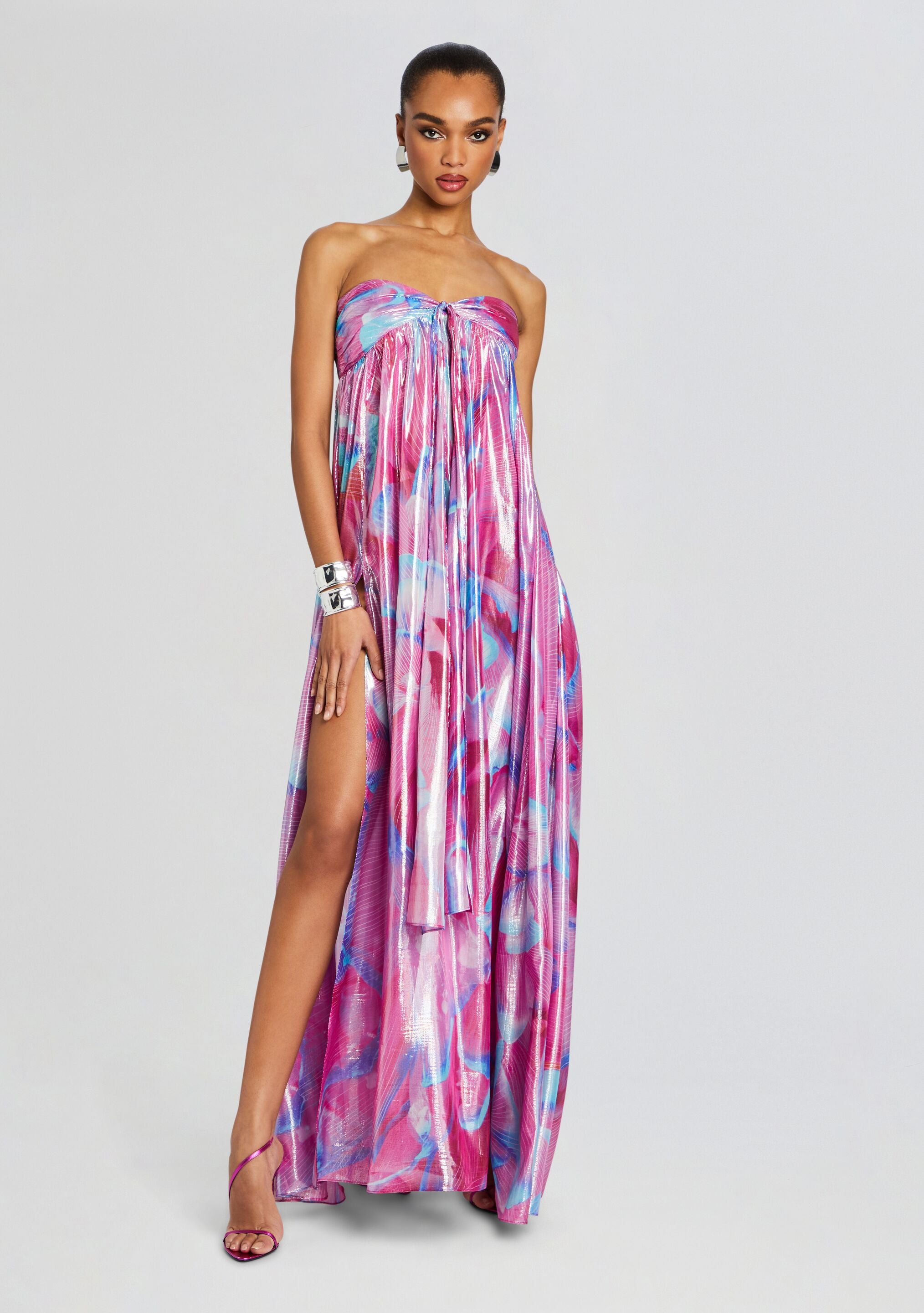 Diondra Silk Dress-Stylulu