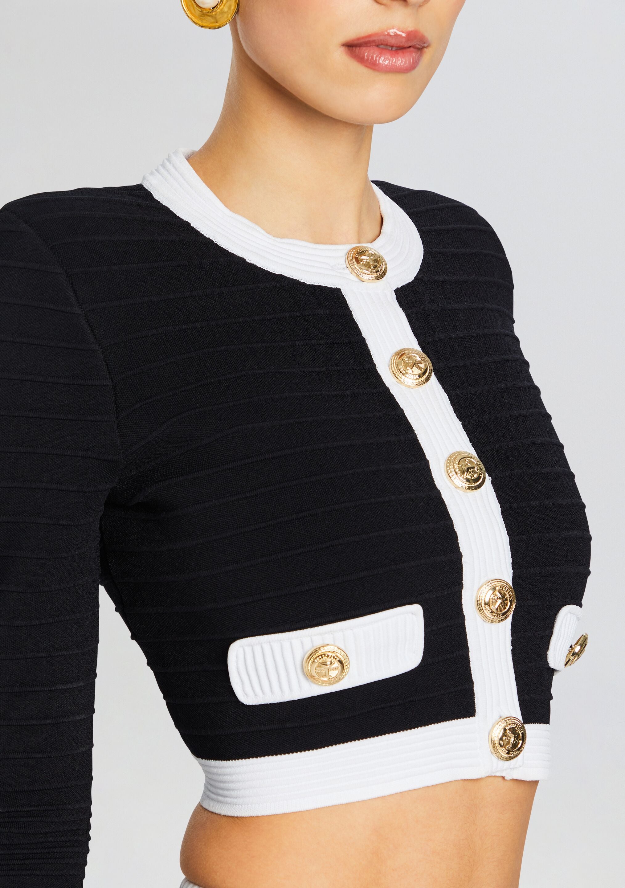 Moore Bandage Knit Jacket-Stylulu