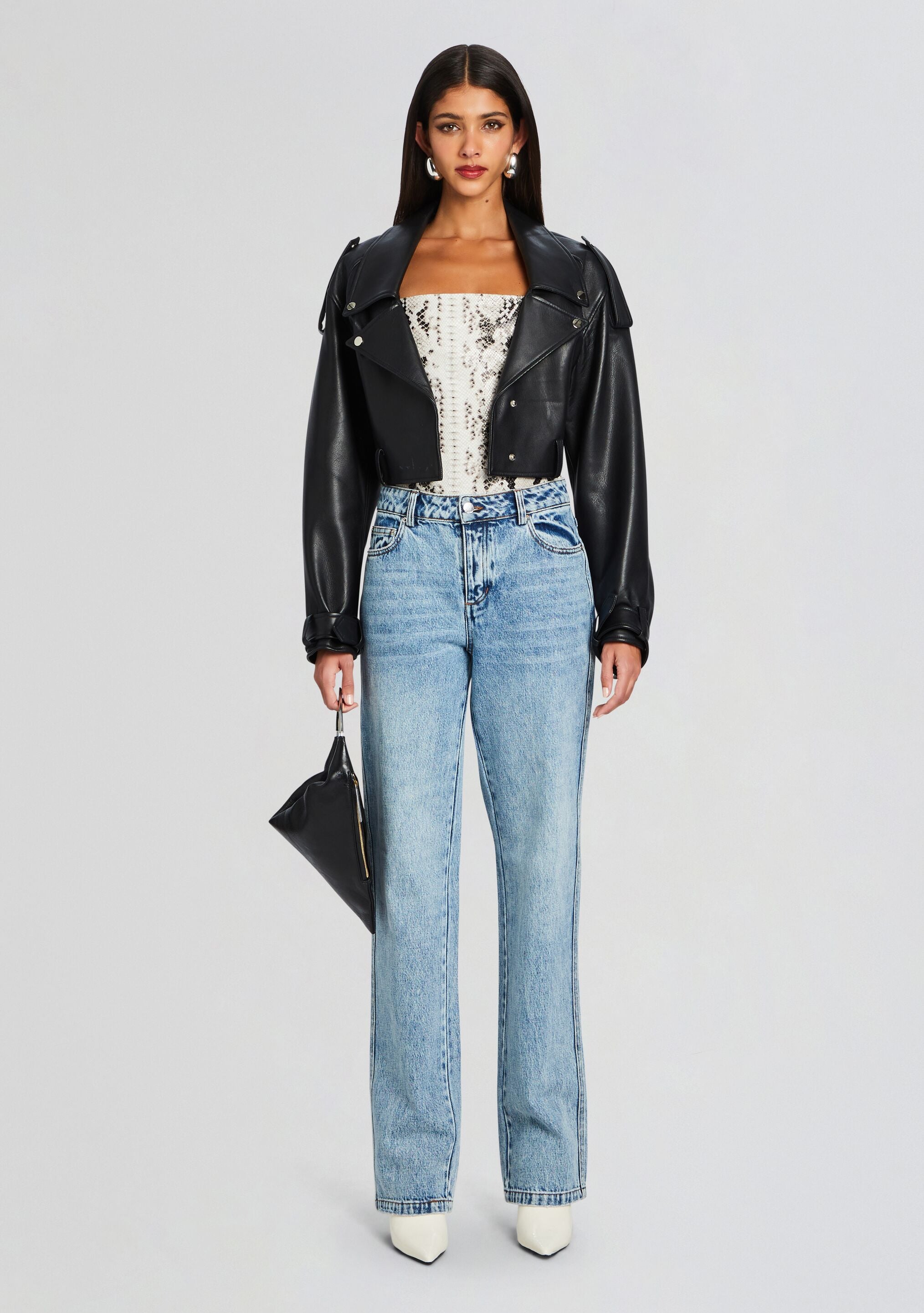 Leonie Leather Top-Stylulu