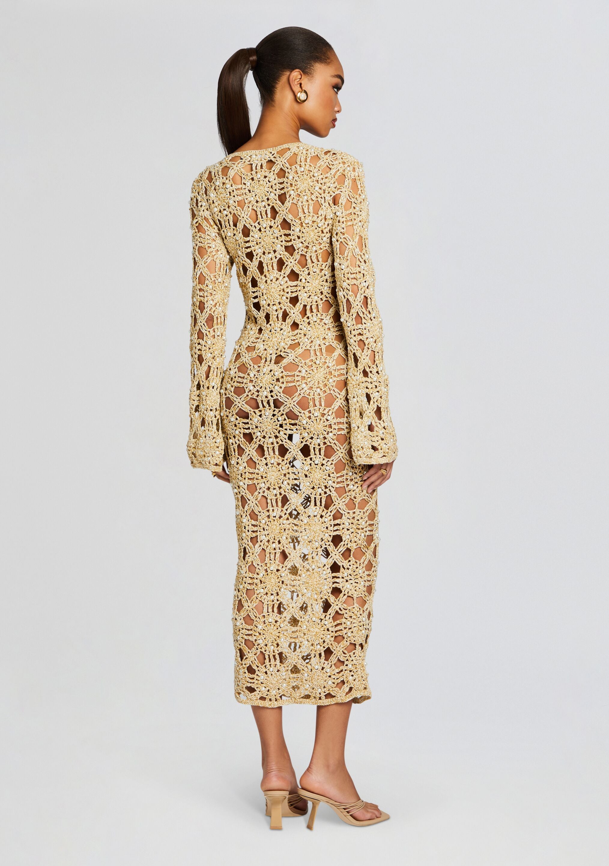 Yesly Knit Crochet Dress-Stylulu