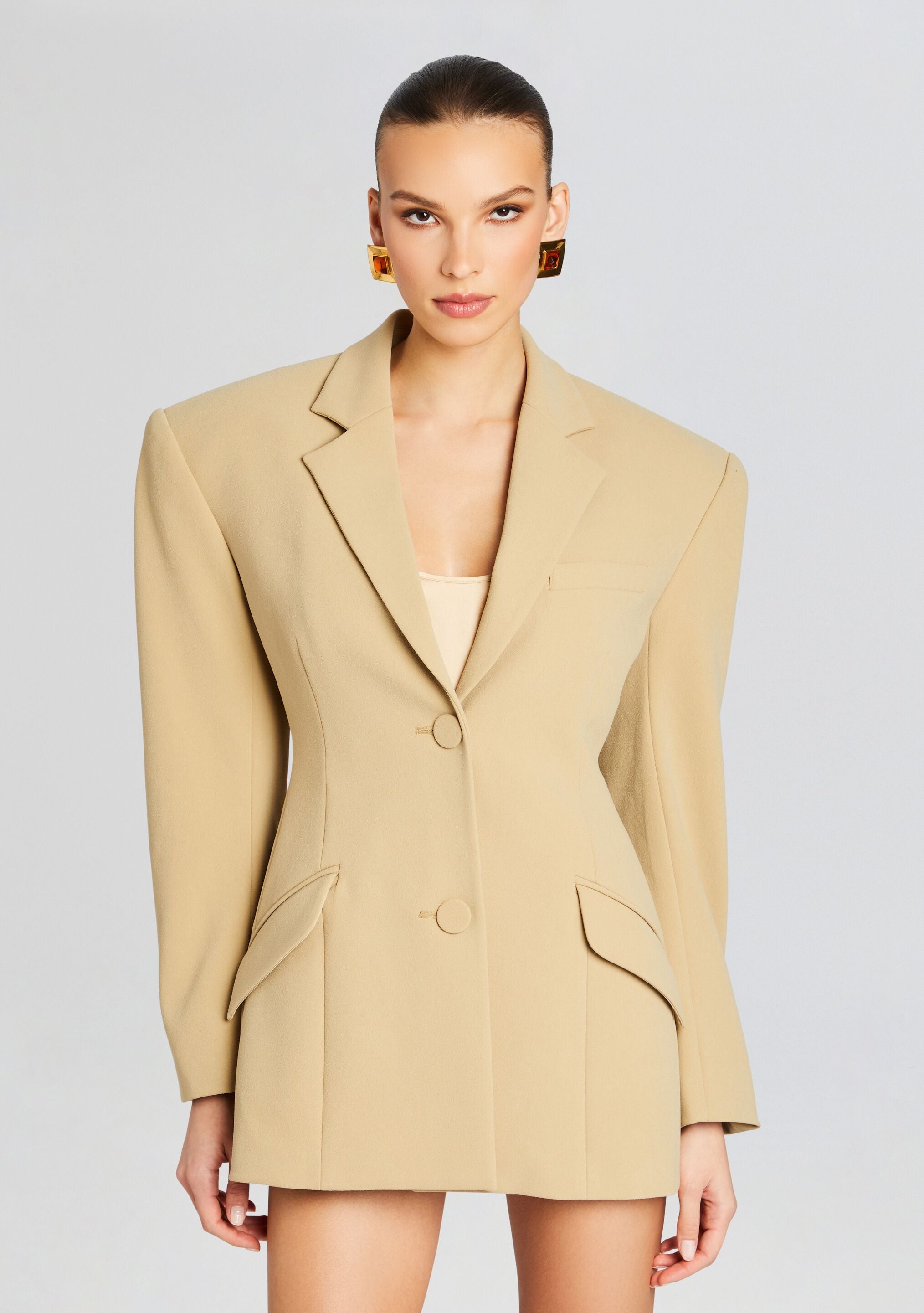 Sicily Snatched Blazer-Stylulu