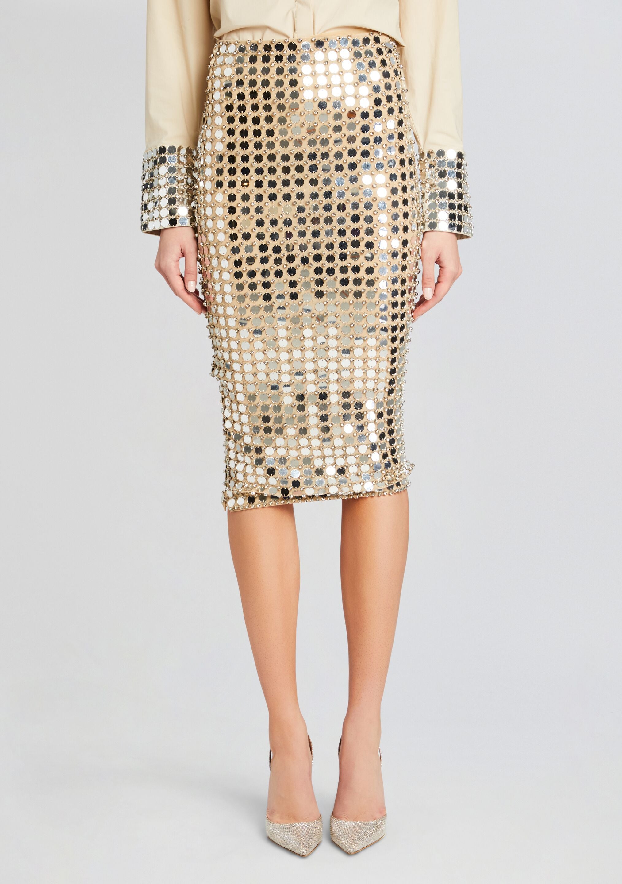 Brelan Embellished Skirt-Stylulu