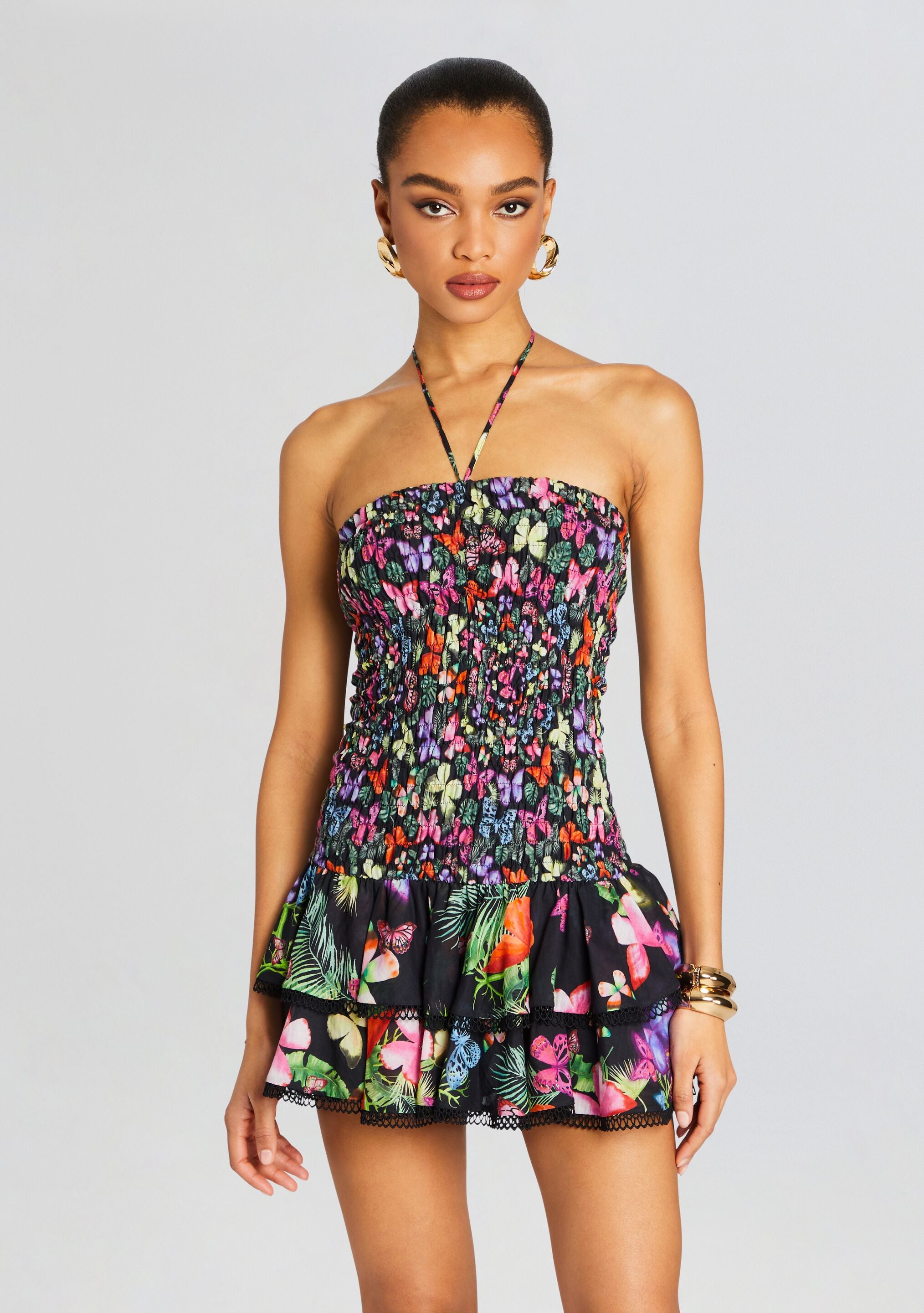 Cusia Short Dress-Stylulu