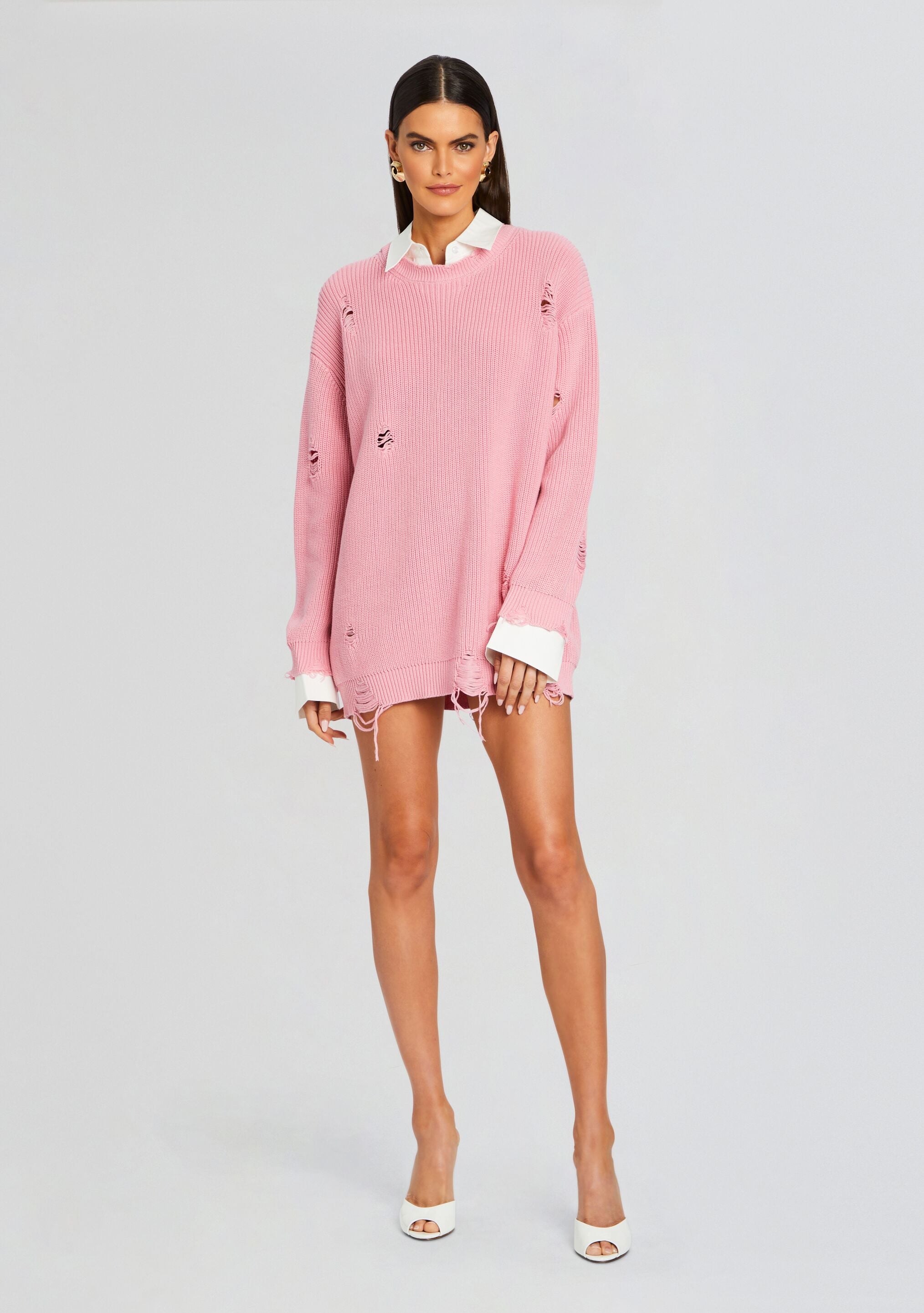Chloe Sweater Dress-Stylulu