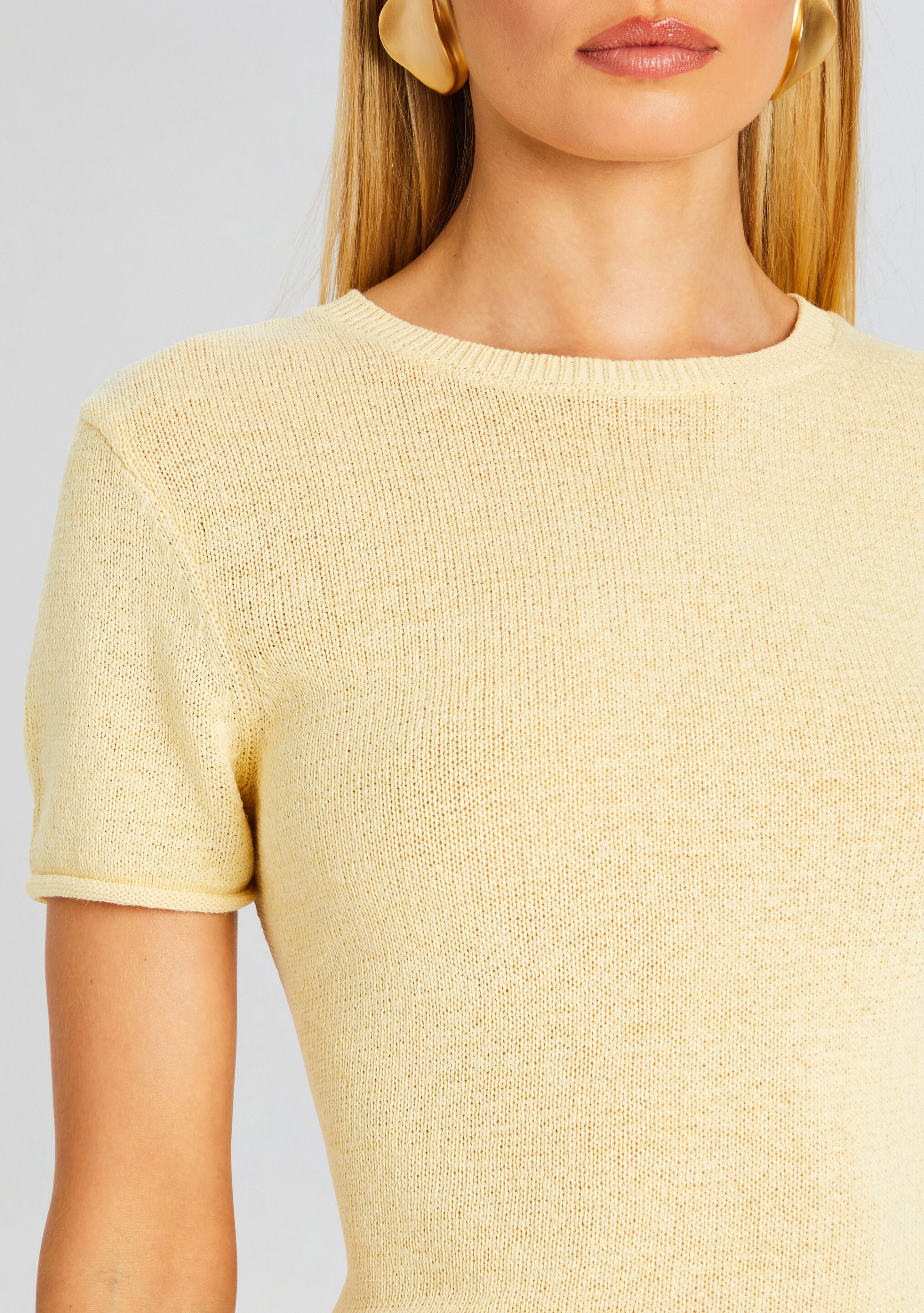 Clare Knit Baby Tee-Stylulu