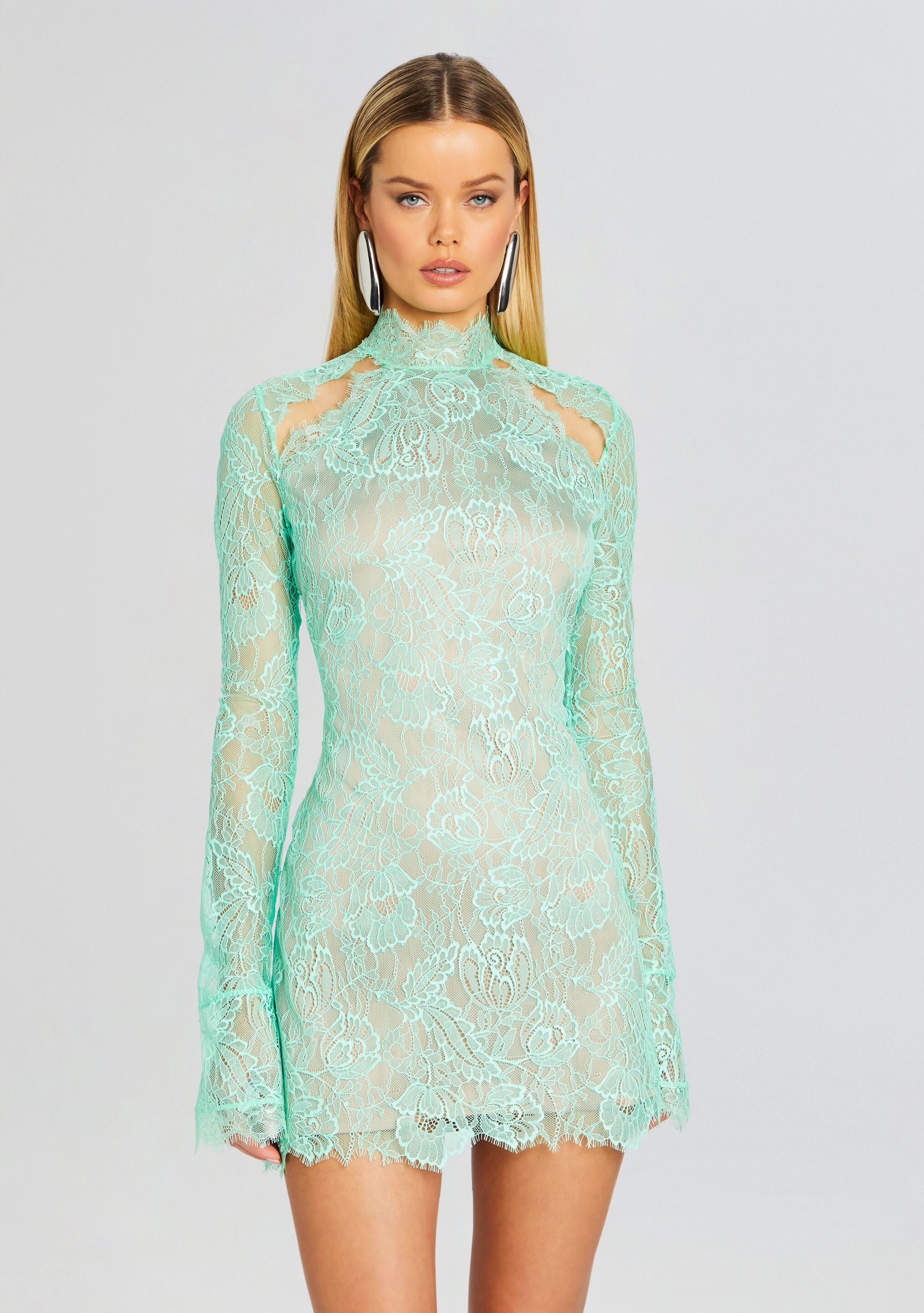 Gilana Lace Dress-Stylulu