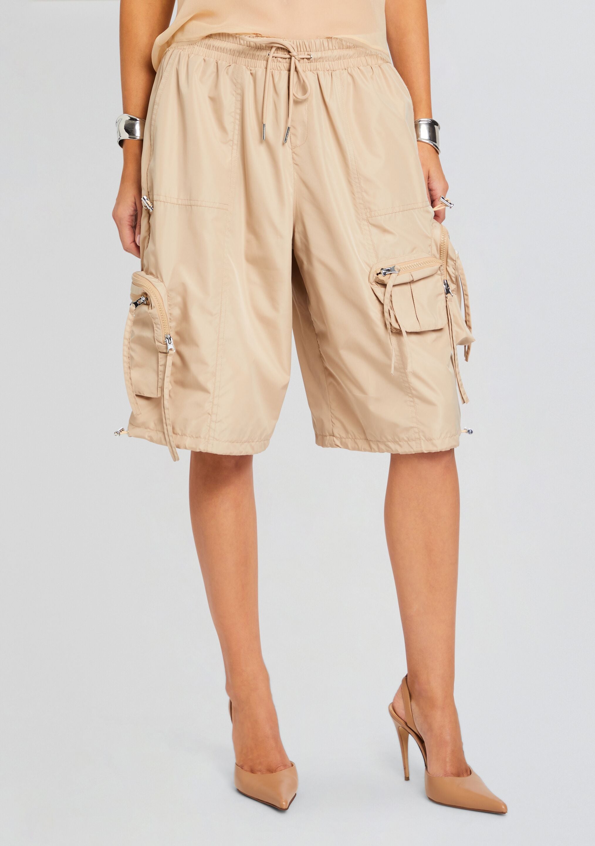 Alba Ruched Cargo Short-Stylulu