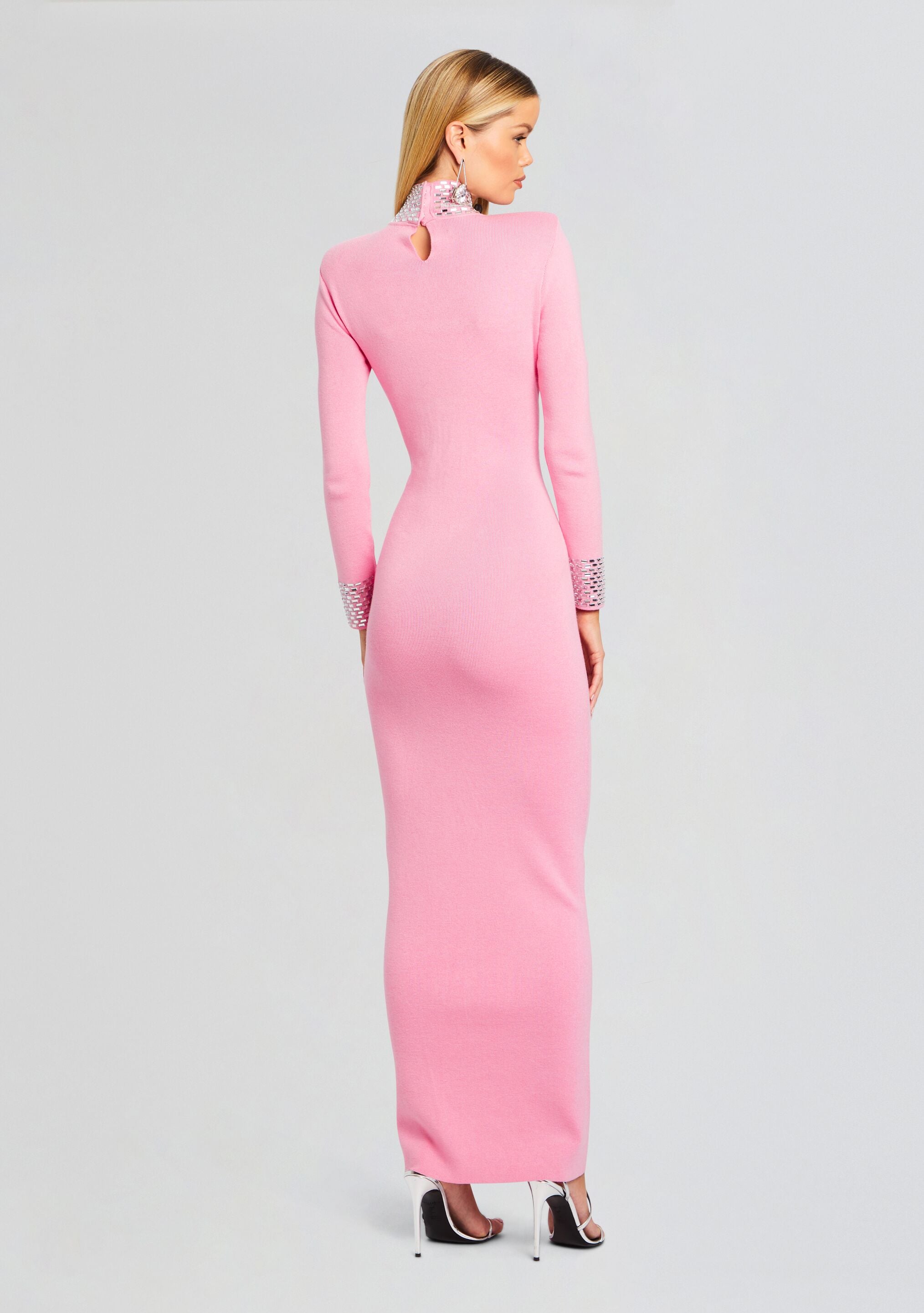 Monroe Embellished Knit Dress-Stylulu