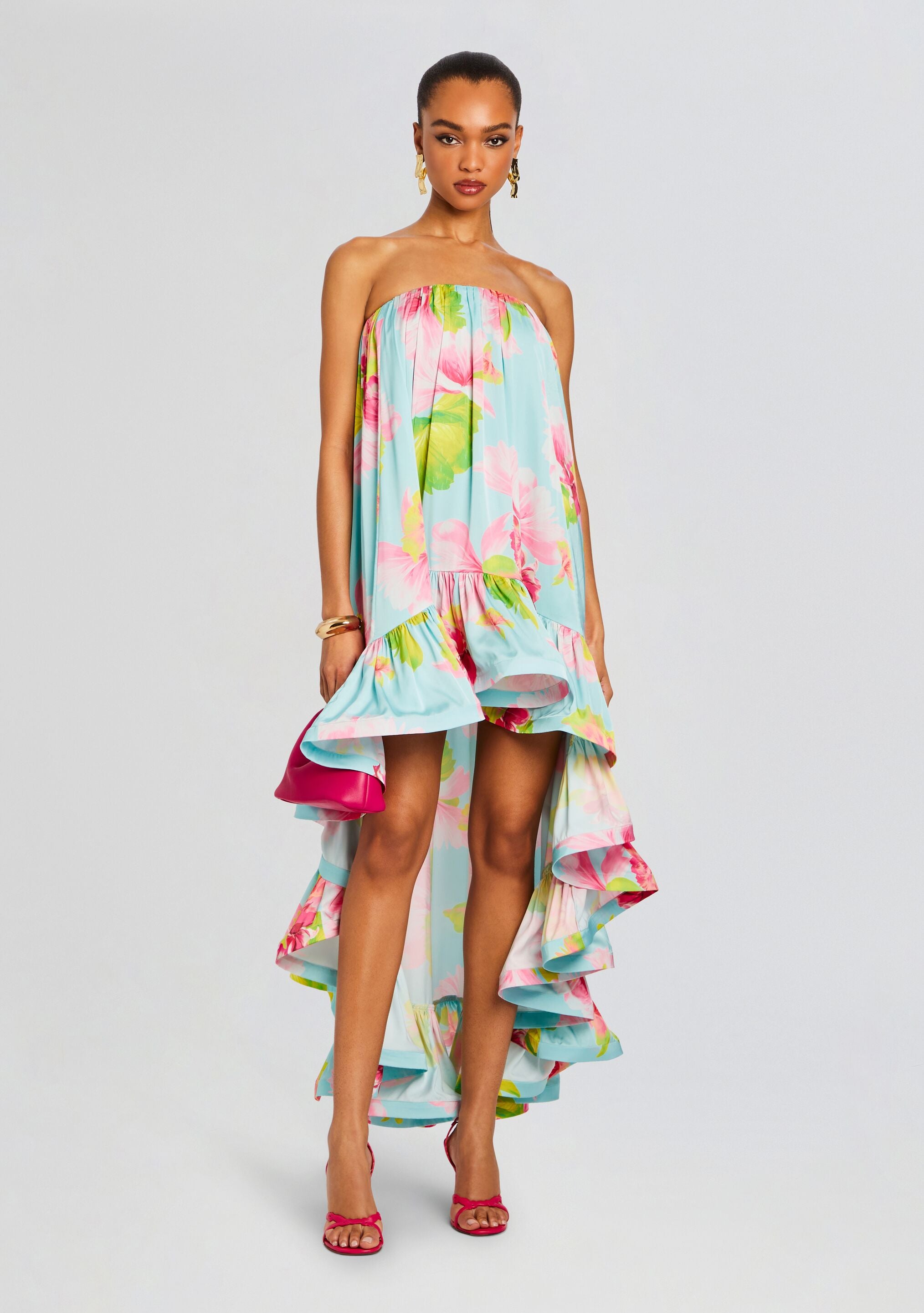 Mina High Low Dress-Stylulu