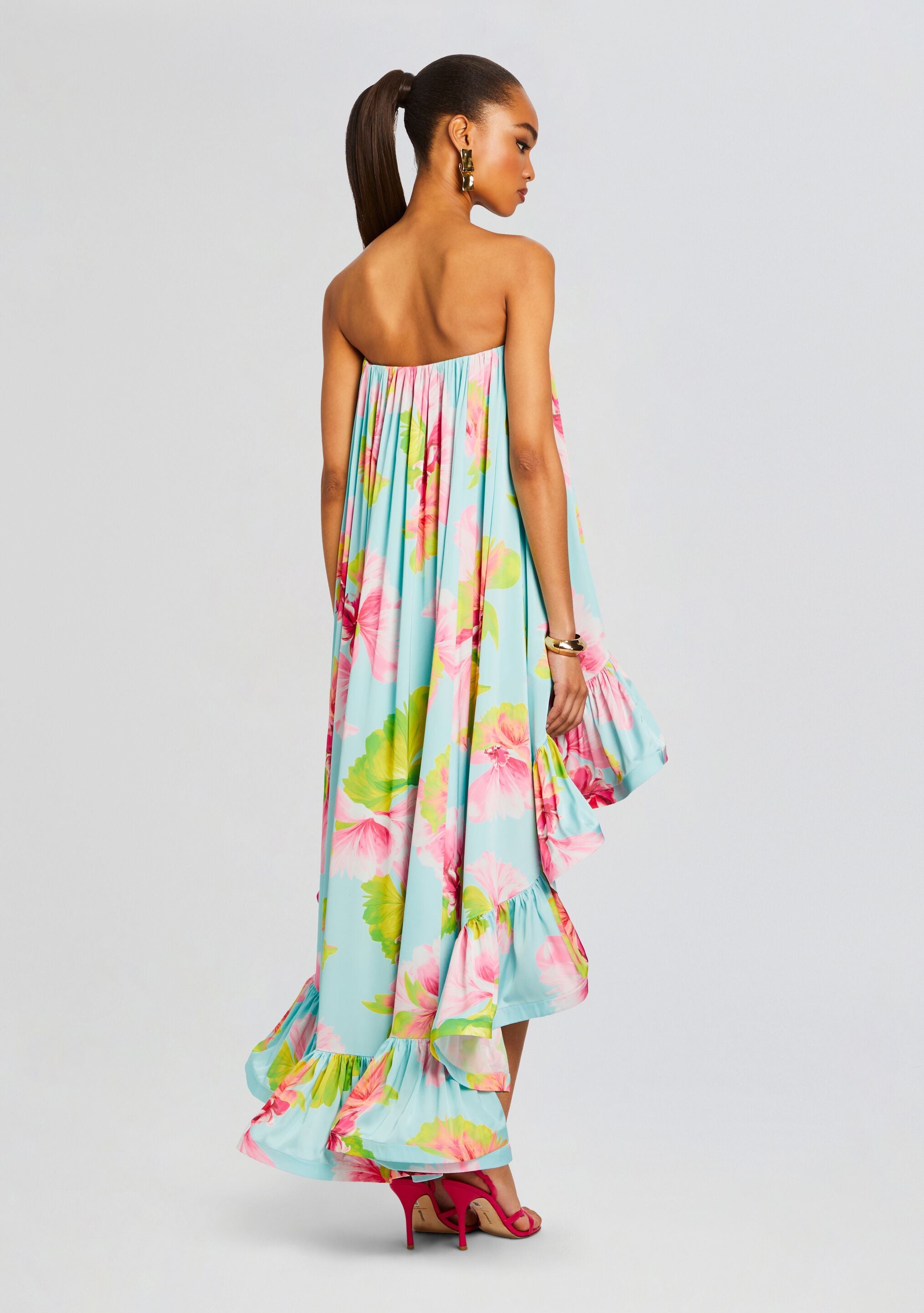 Mina High Low Dress-Stylulu