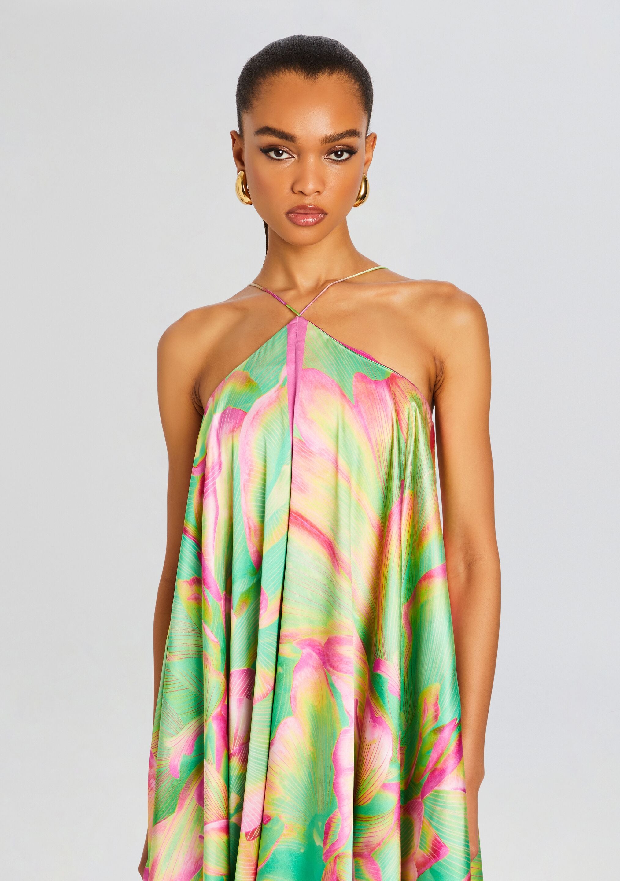 Sangria Silk Dress-Stylulu