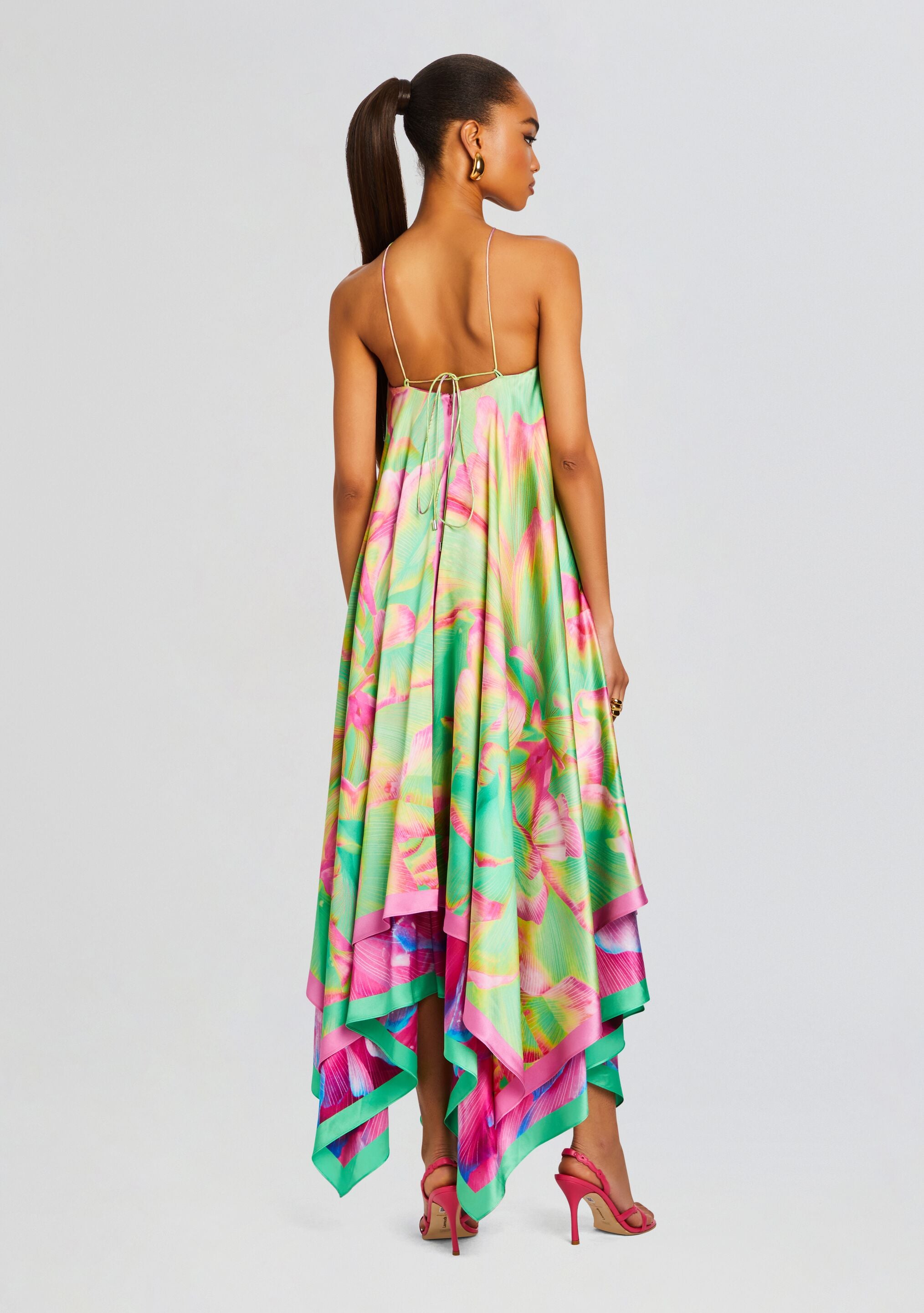 Sangria Silk Dress-Stylulu